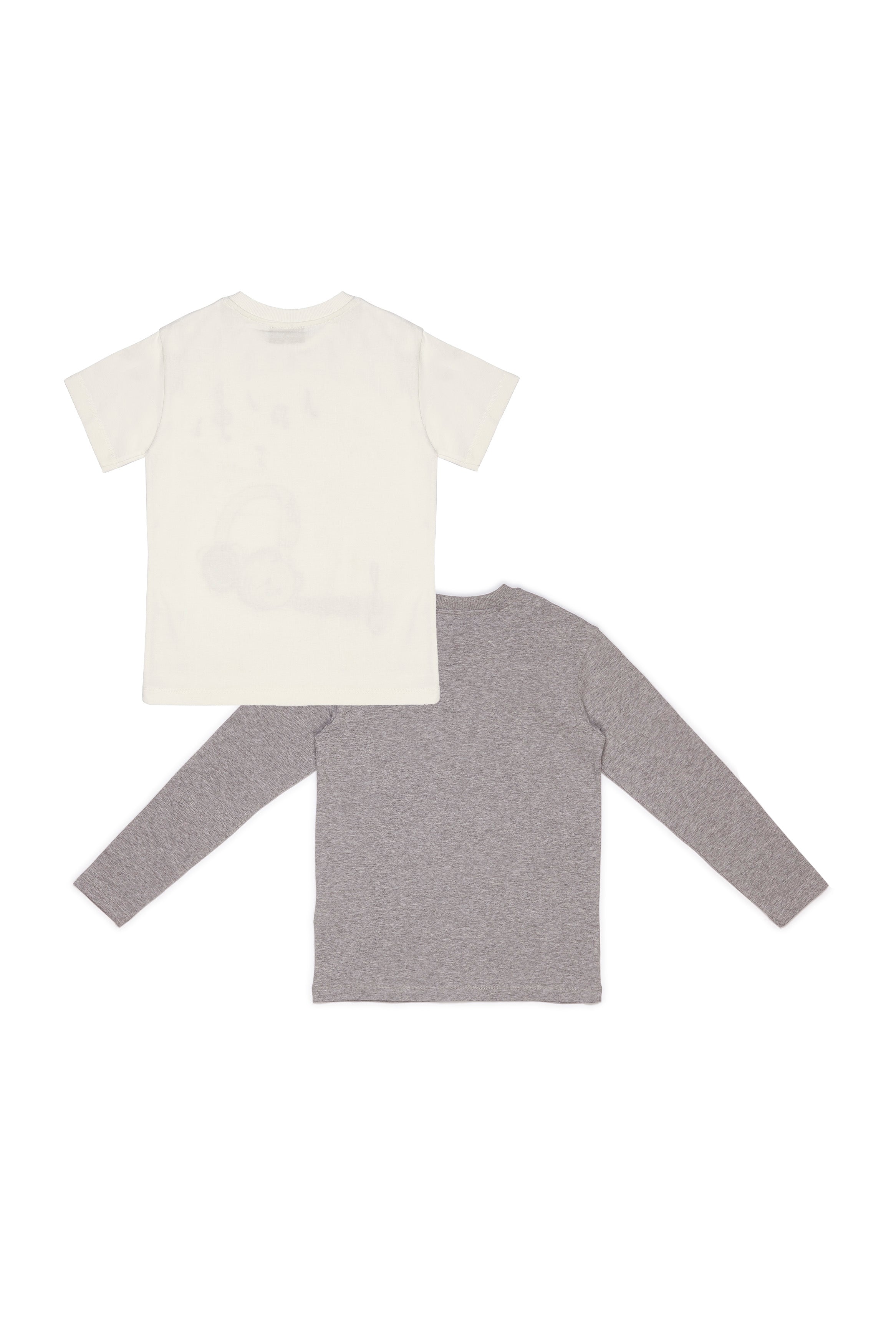 Boys & Girls White Cotton Set