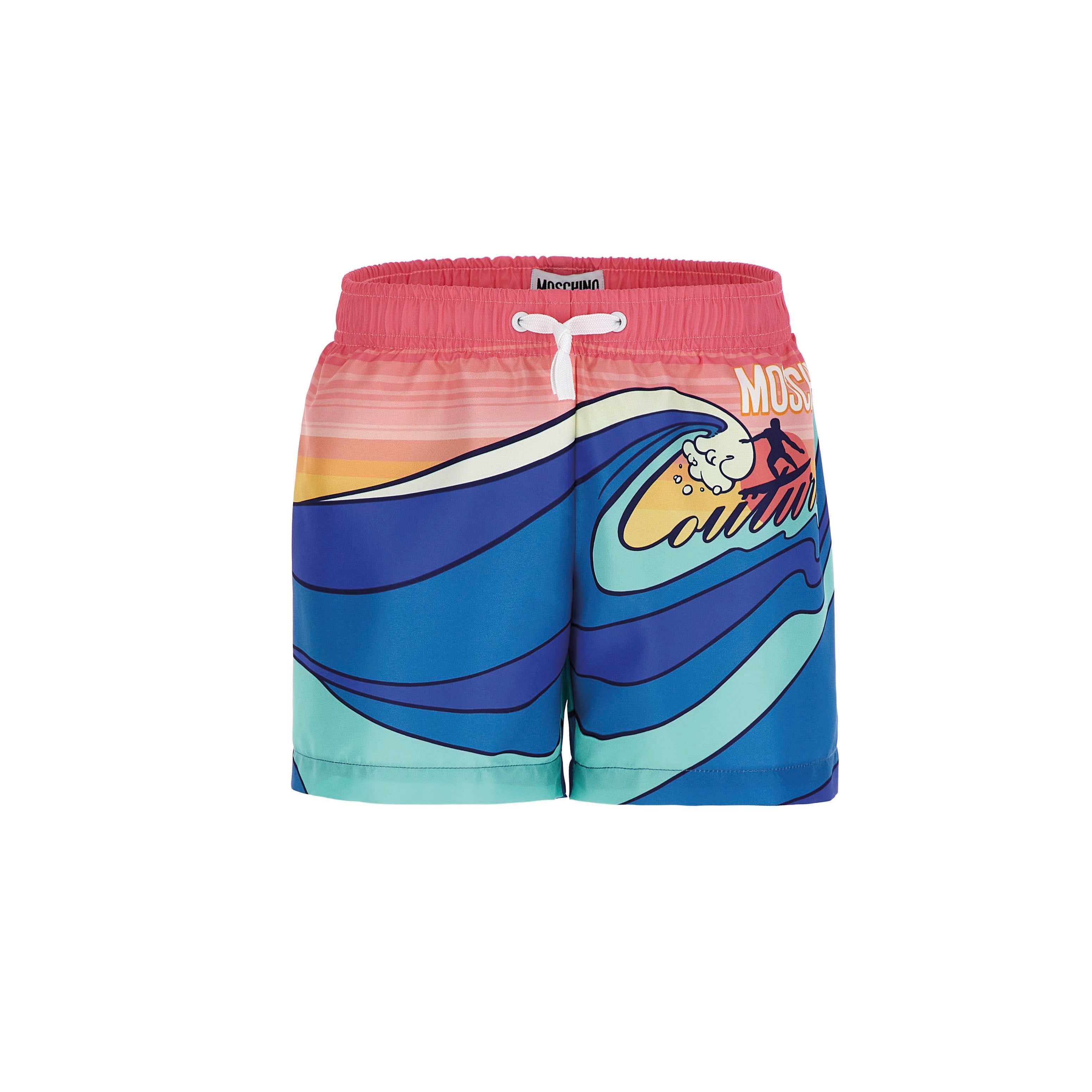Boys & Girls Pink  Swim Shorts
