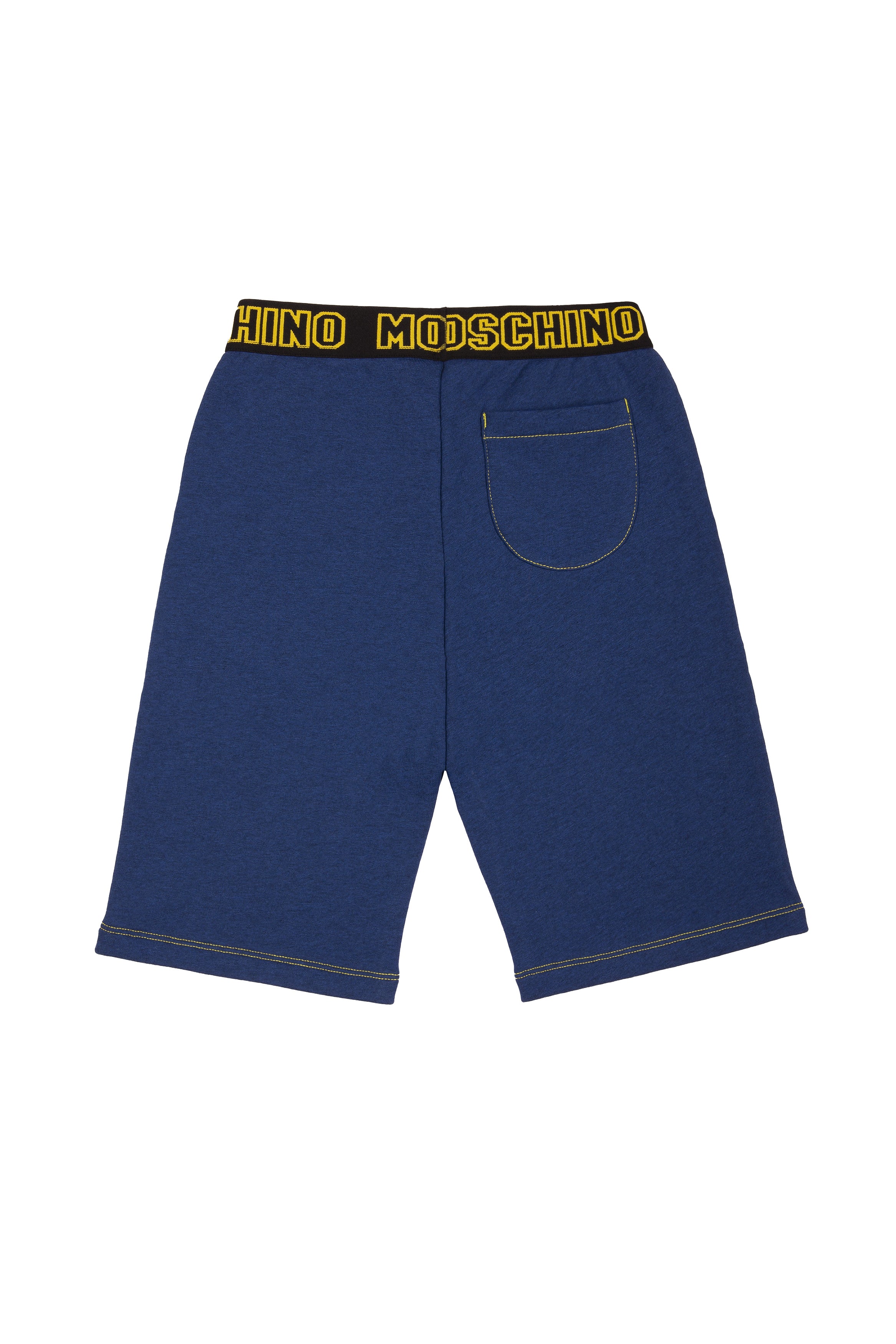 Boys Blue Logo Cotton Shorts