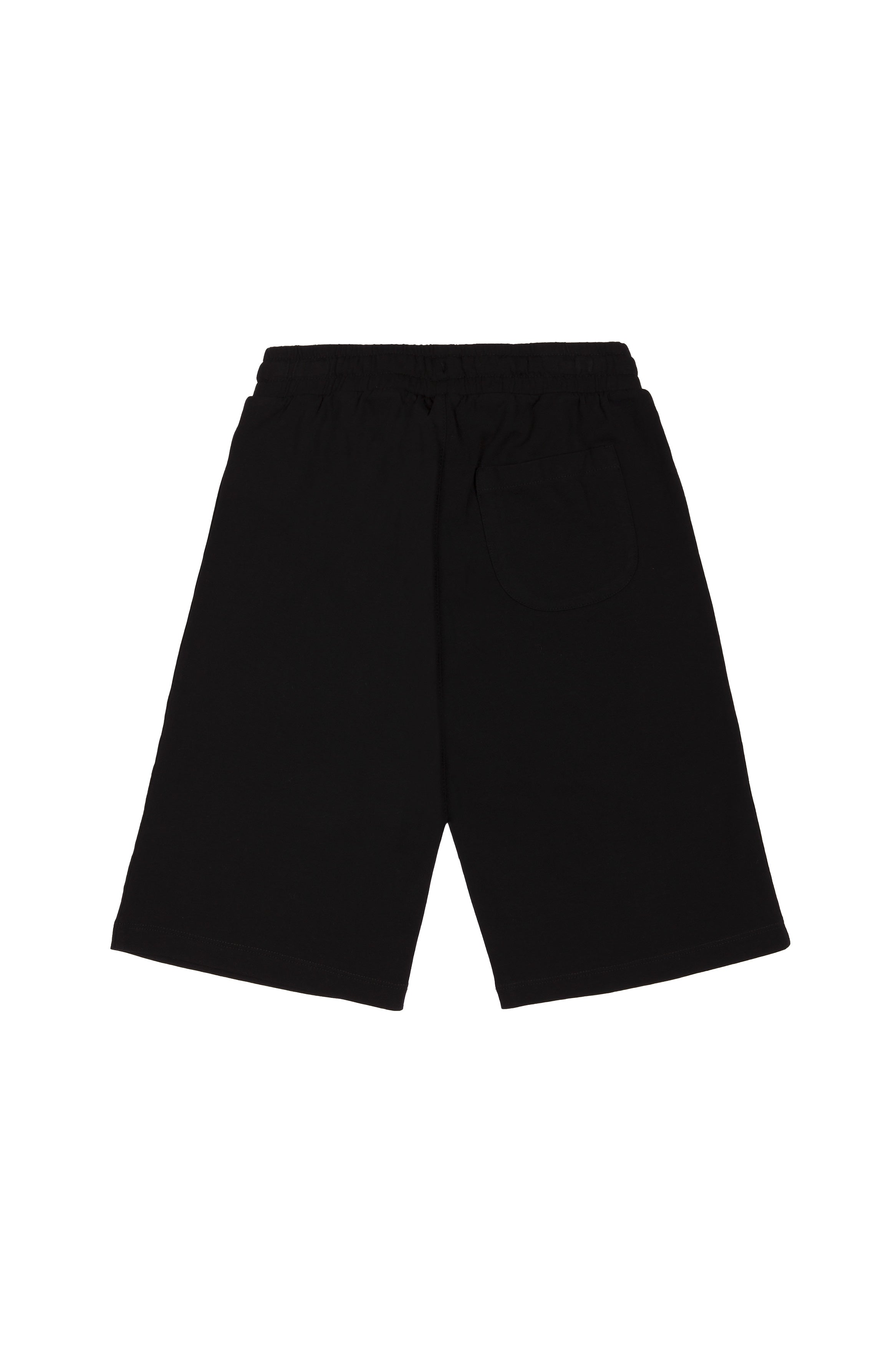 Boys Black Logo Cotton Shorts