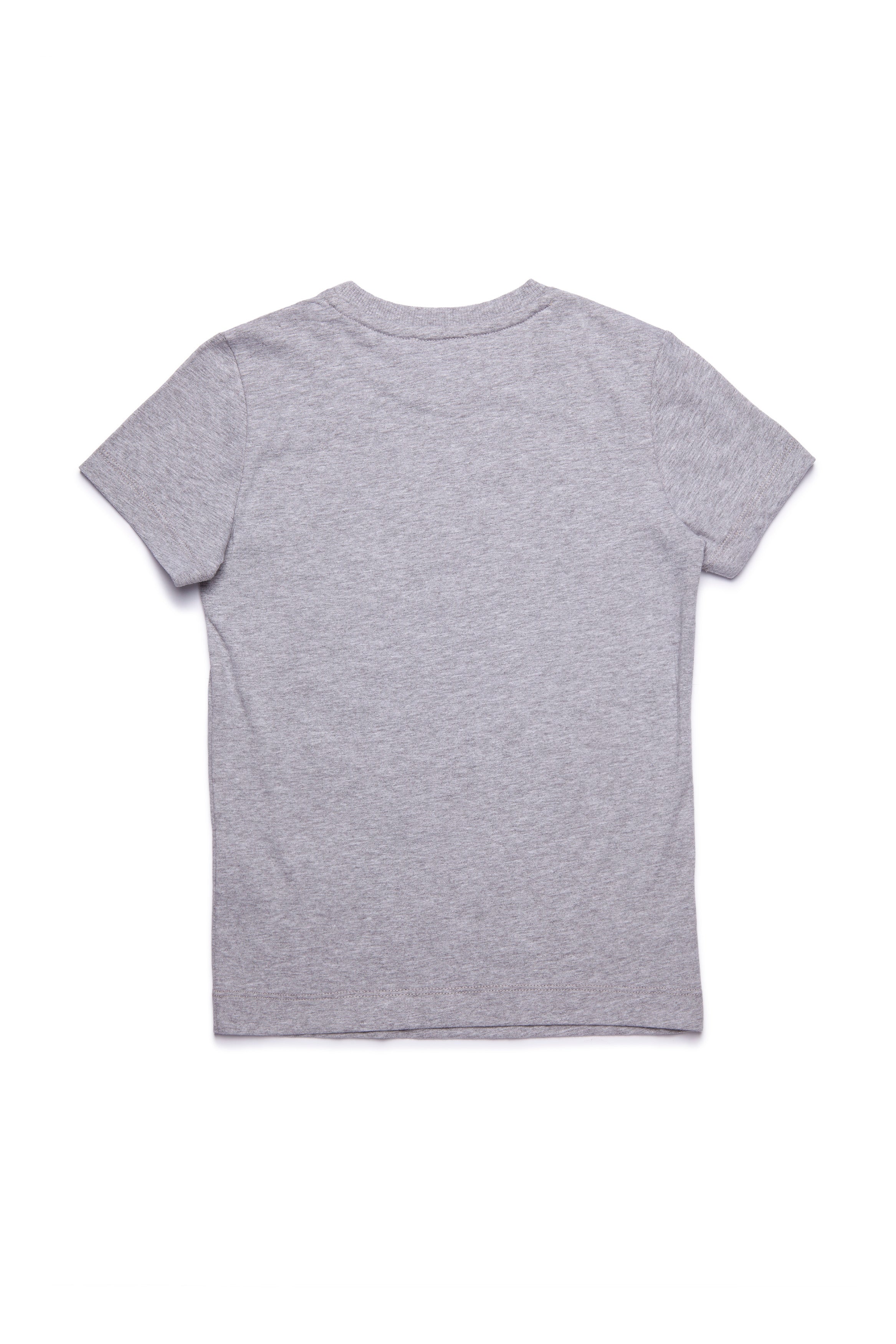 Boys Grey Logo Cotton T-shirt