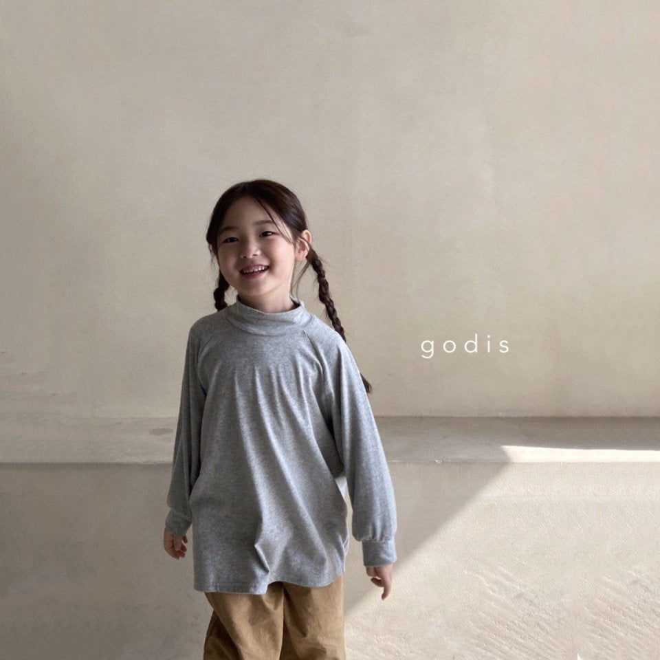 Boys & Girls Light Grey Cotton T-Shirt