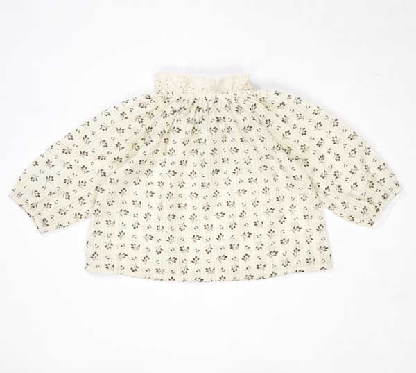 Baby Girls Ditsy Clover Print Shirt