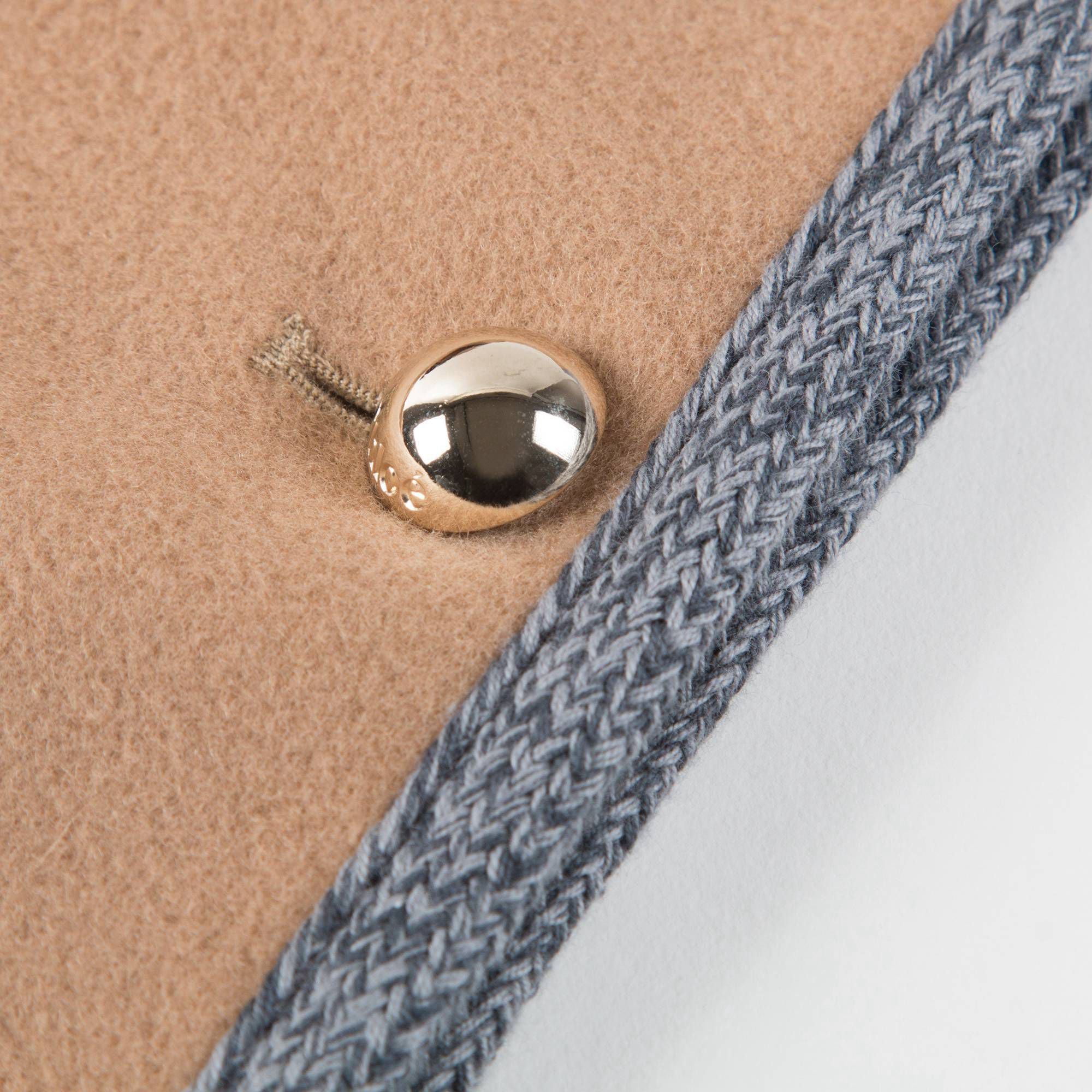 Girls Brown Wool Cape