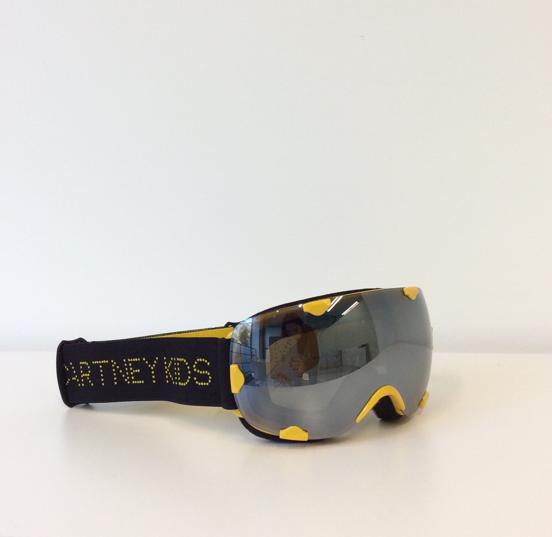 Yellow & Black Ski Goggles