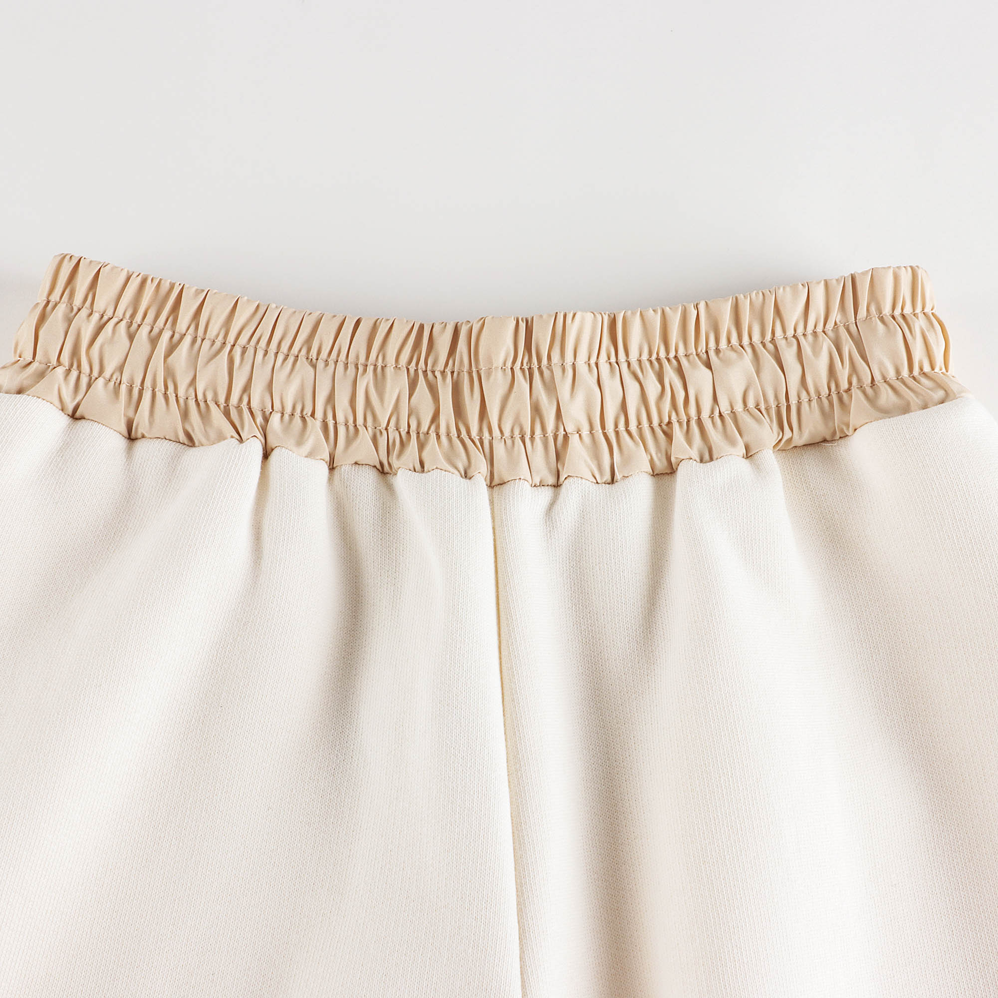 Boys & Girls White Logo Cotton Trousers