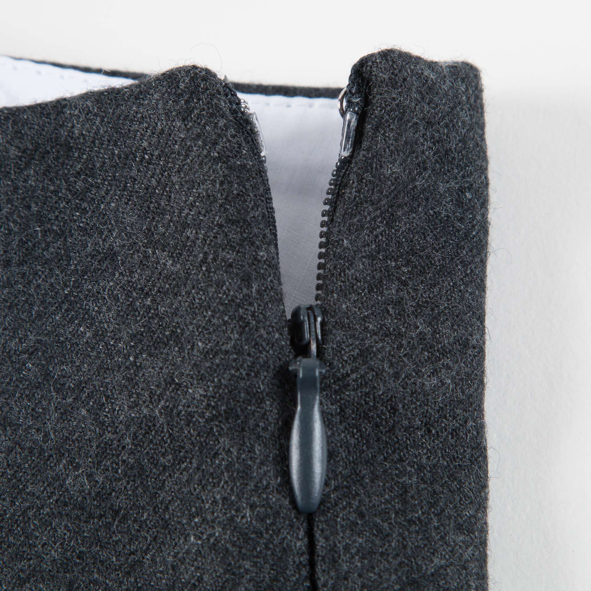 Girls Charcoal Gray Cotton  Trousers