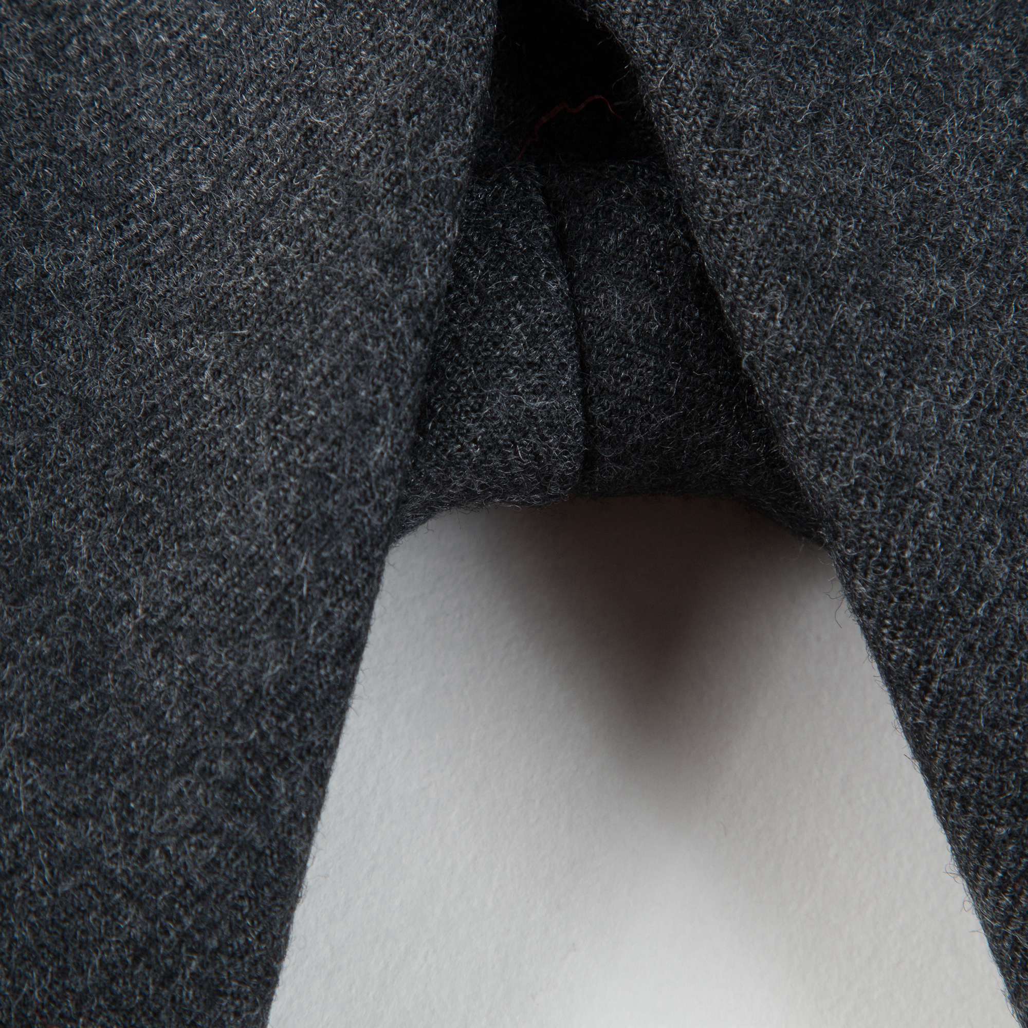 Girls Charcoal Gray Cotton  Trousers
