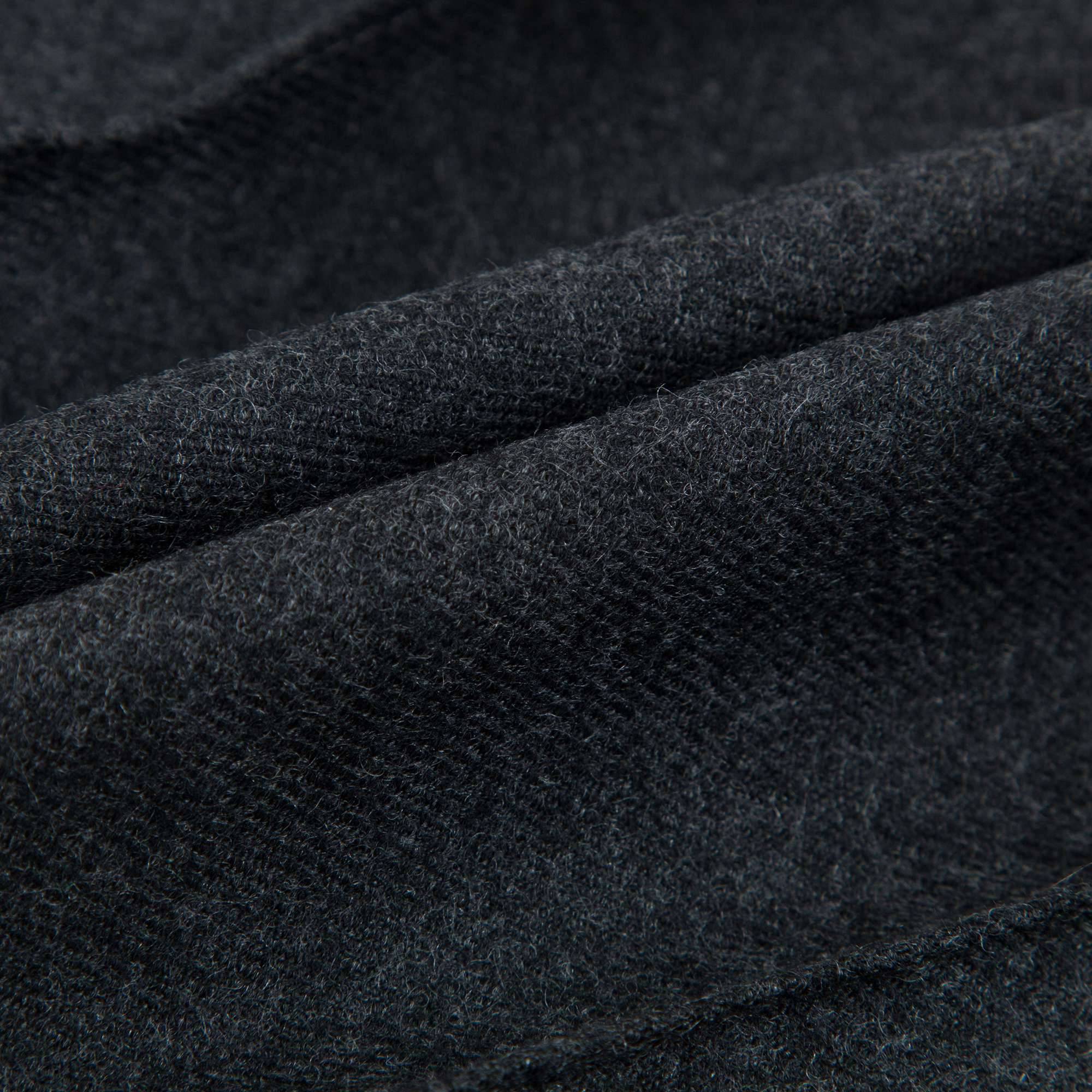 Girls Charcoal Gray Cotton  Trousers