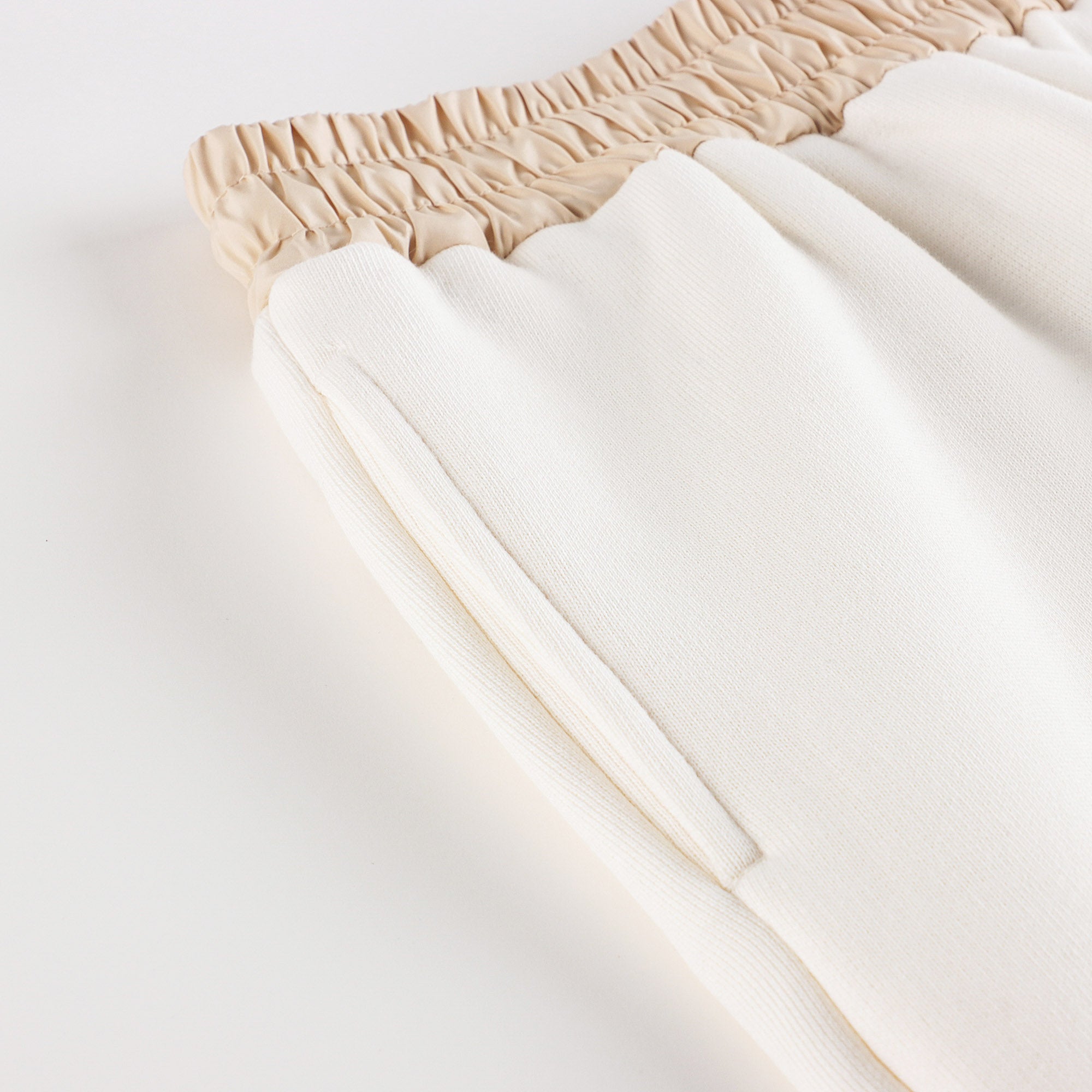 Boys & Girls White Logo Cotton Trousers