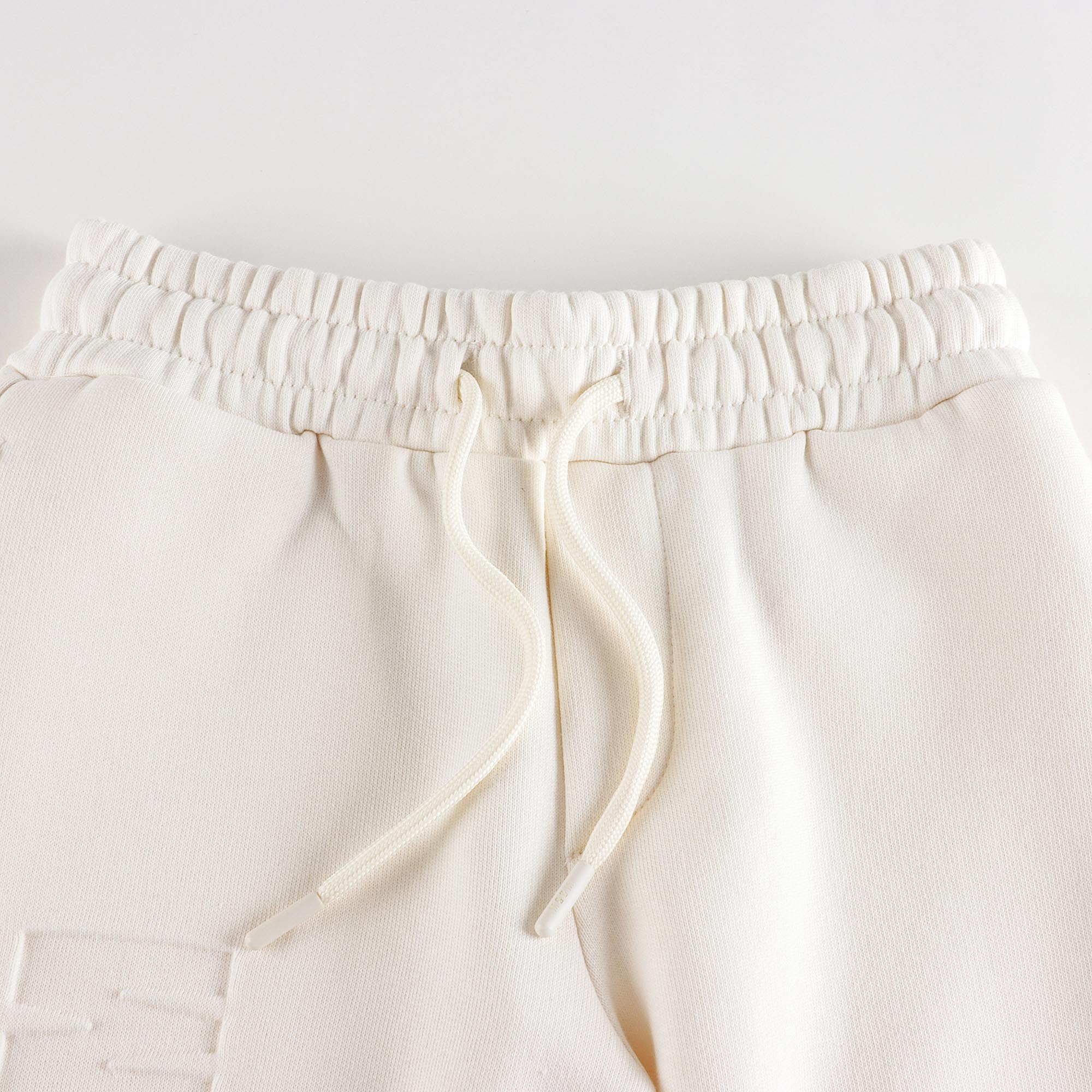 Boys & Girls White Logo Cotton Trousers
