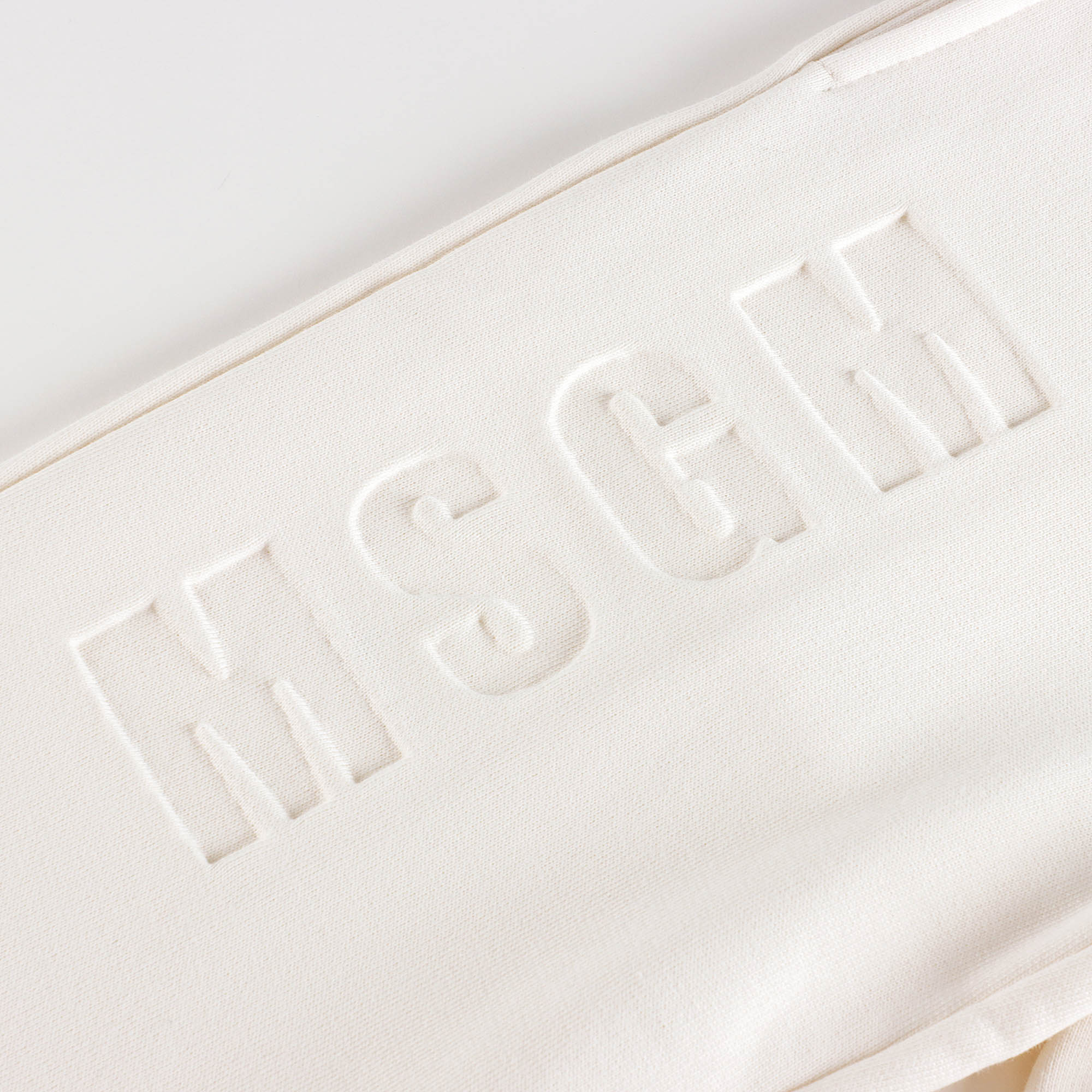 Boys & Girls White Logo Cotton Trousers