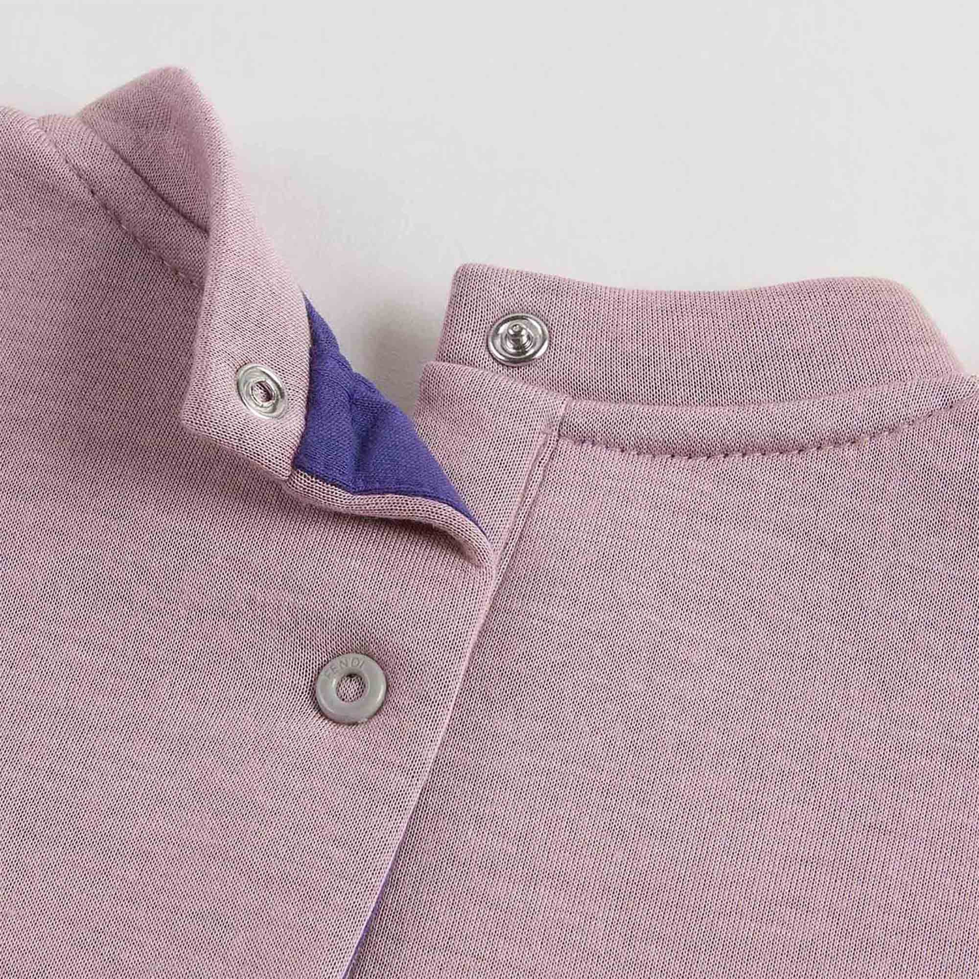 Baby Girls Pink Cotton Monster Trims Sweatshirt - CÉMAROSE | Children's Fashion Store - 6