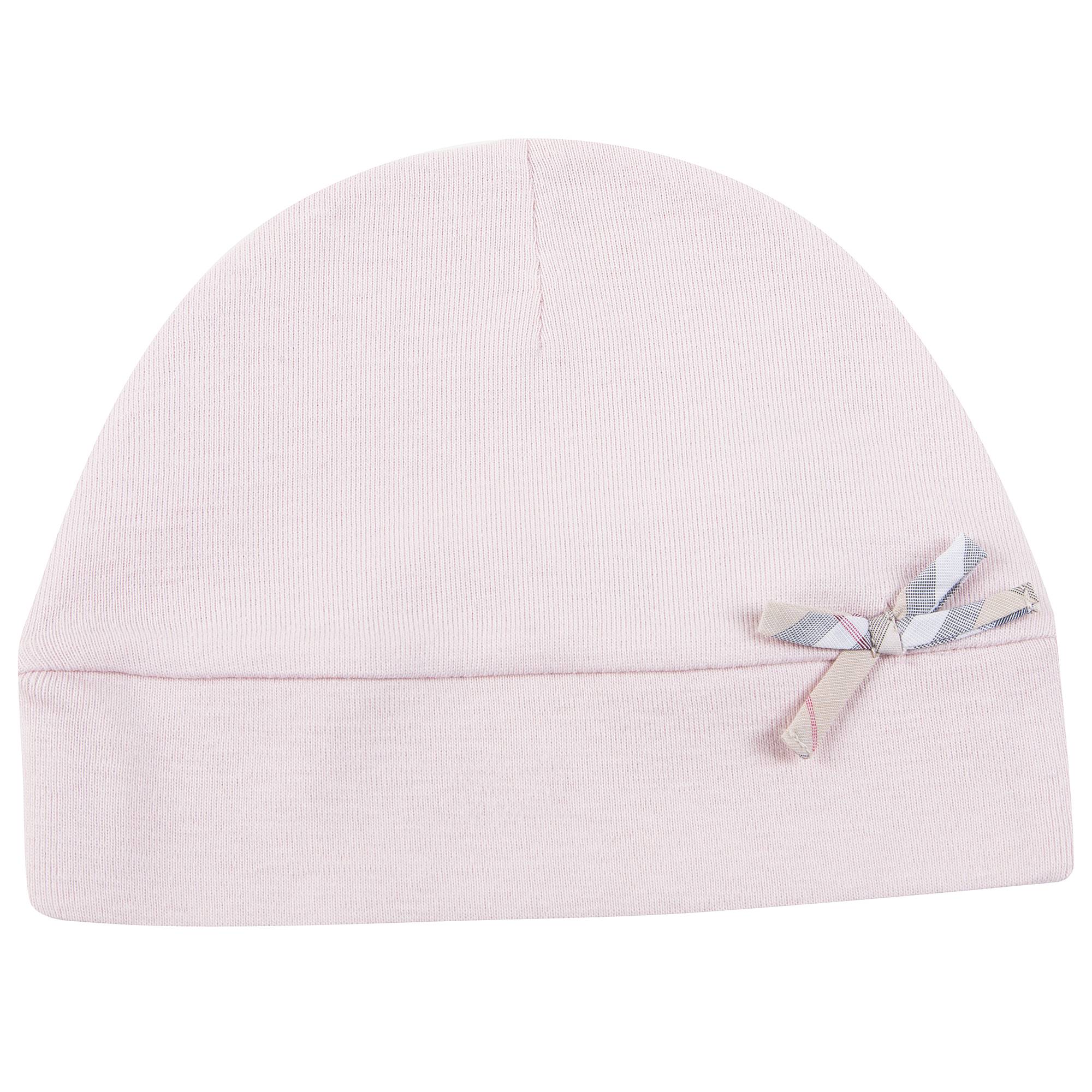 Baby  Girls  Powder  Pink   Cotton  Three-piece Gift Set