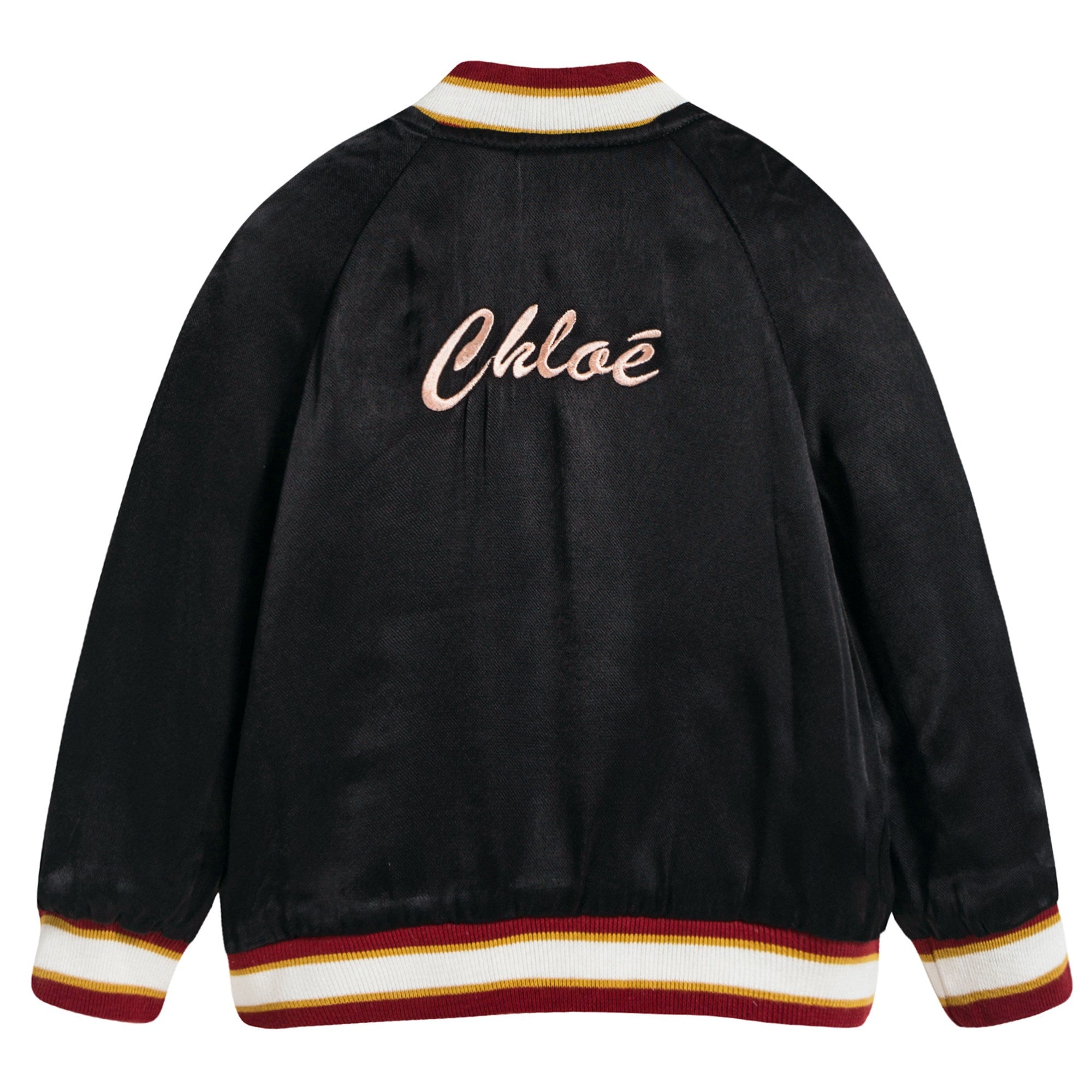 Girls Pink & Black Reversible Jacket