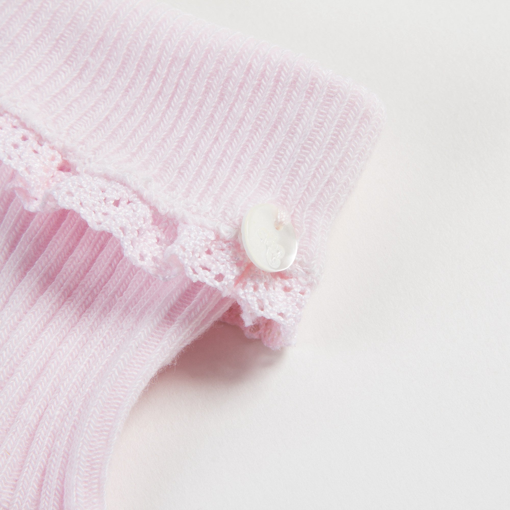 Girls Pale Pink Cotton  Socks