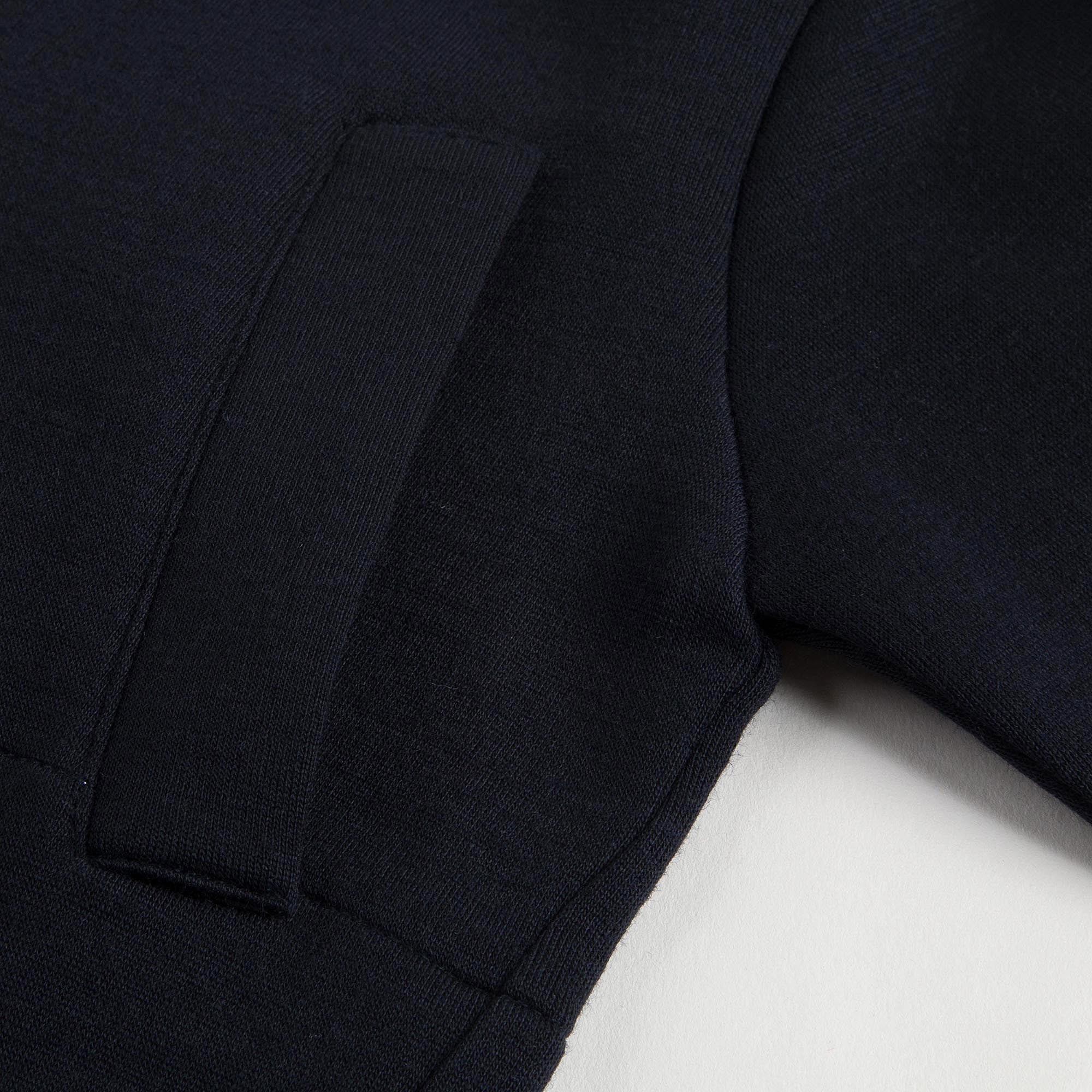 Girls Navy Blue Hiden Pocket Trims Cotton Sweatshirt - CÉMAROSE | Children's Fashion Store - 4