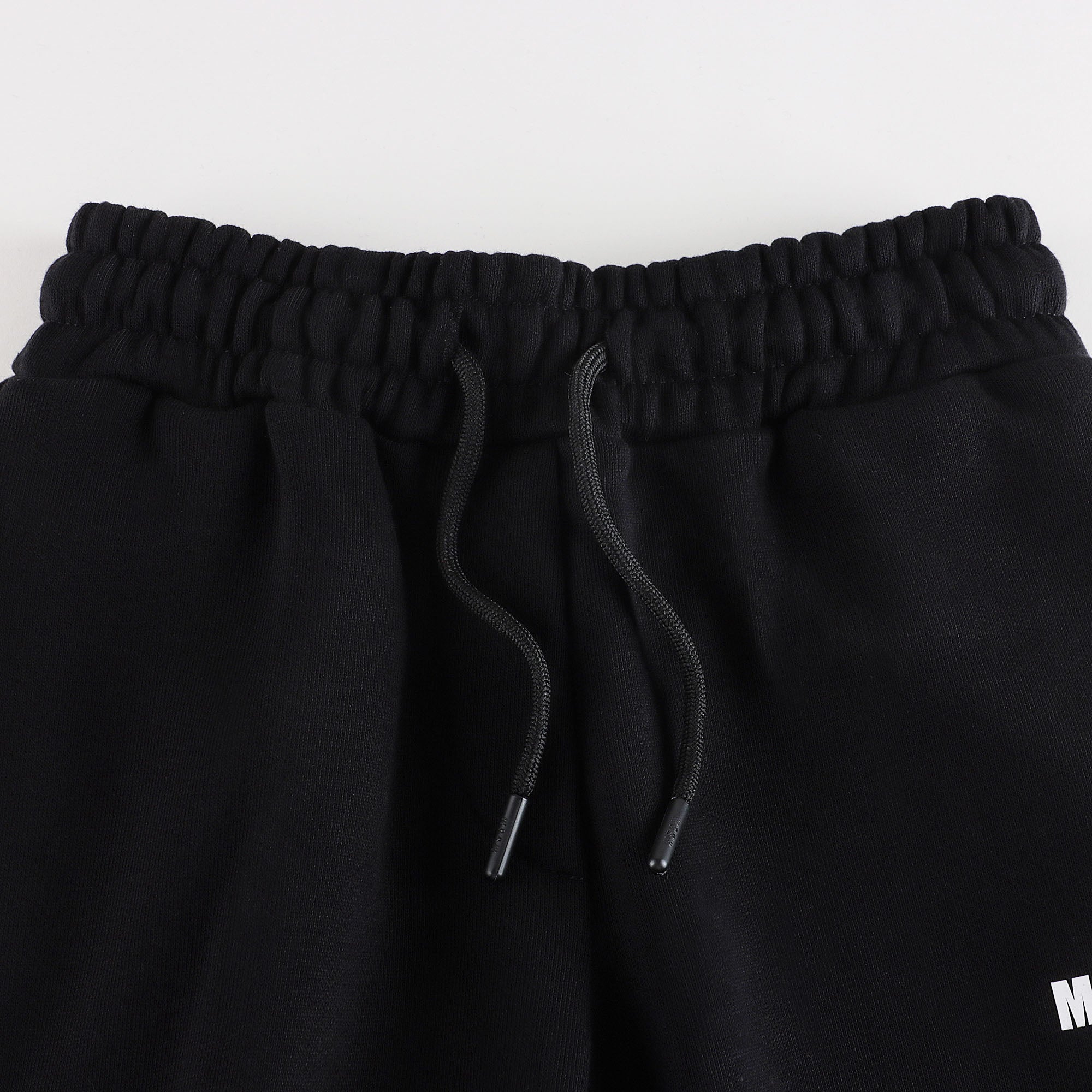 Boys & Girls Black Logo Cotton Trousers