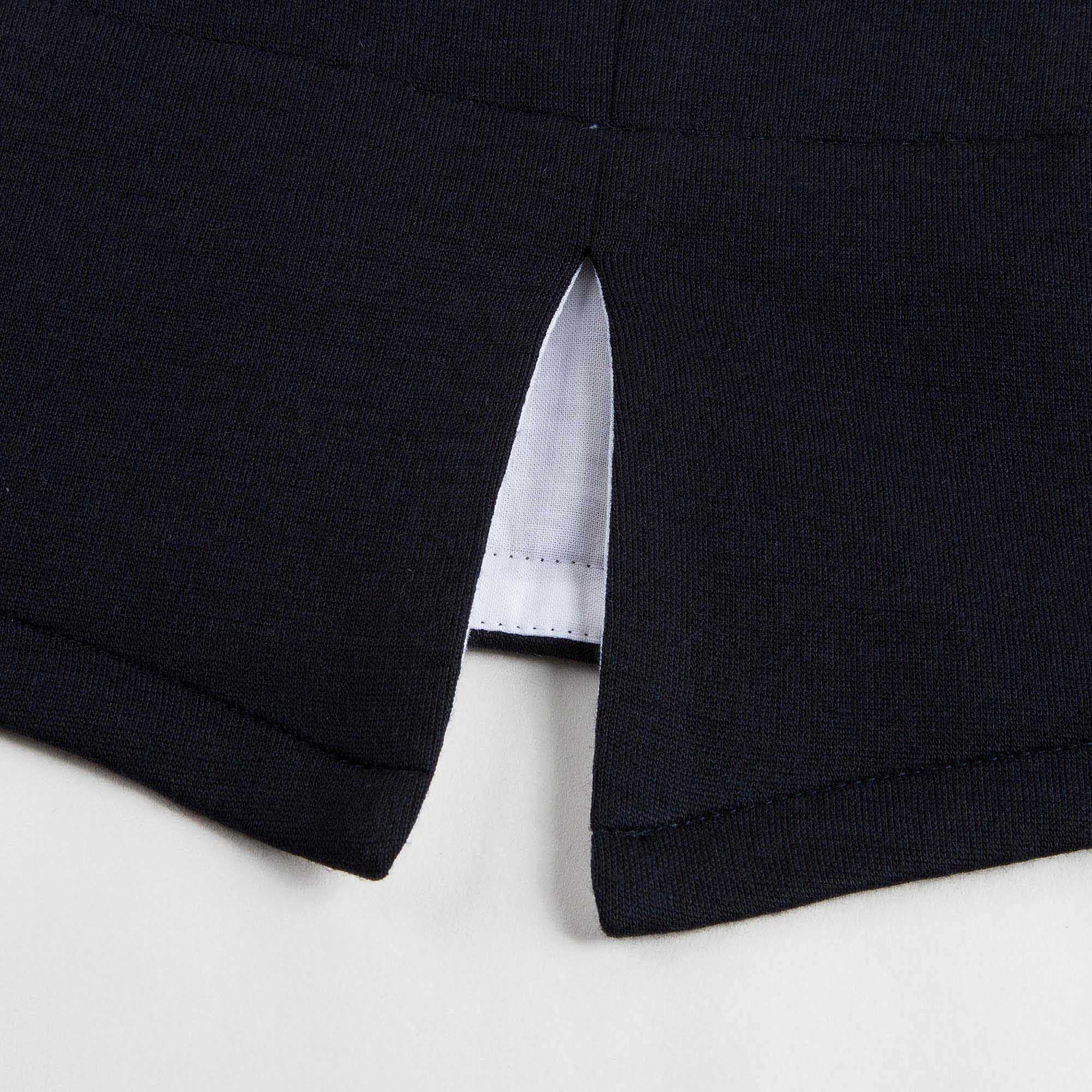 Girls Navy Blue Hiden Pocket Trims Cotton Sweatshirt - CÉMAROSE | Children's Fashion Store - 7