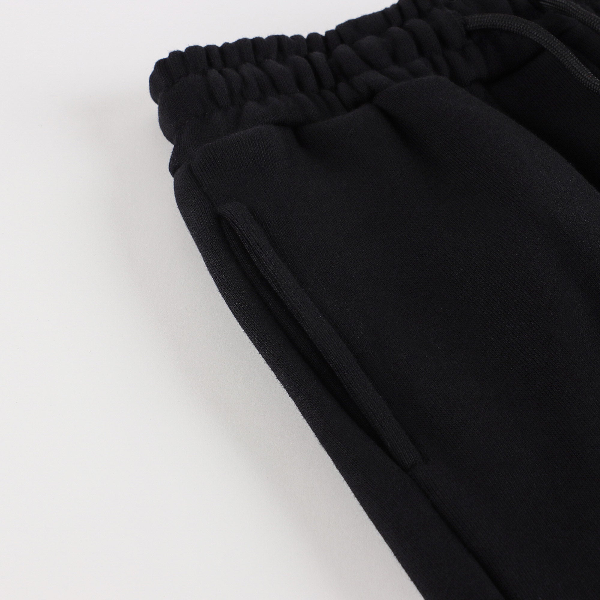 Boys & Girls Black Logo Cotton Trousers