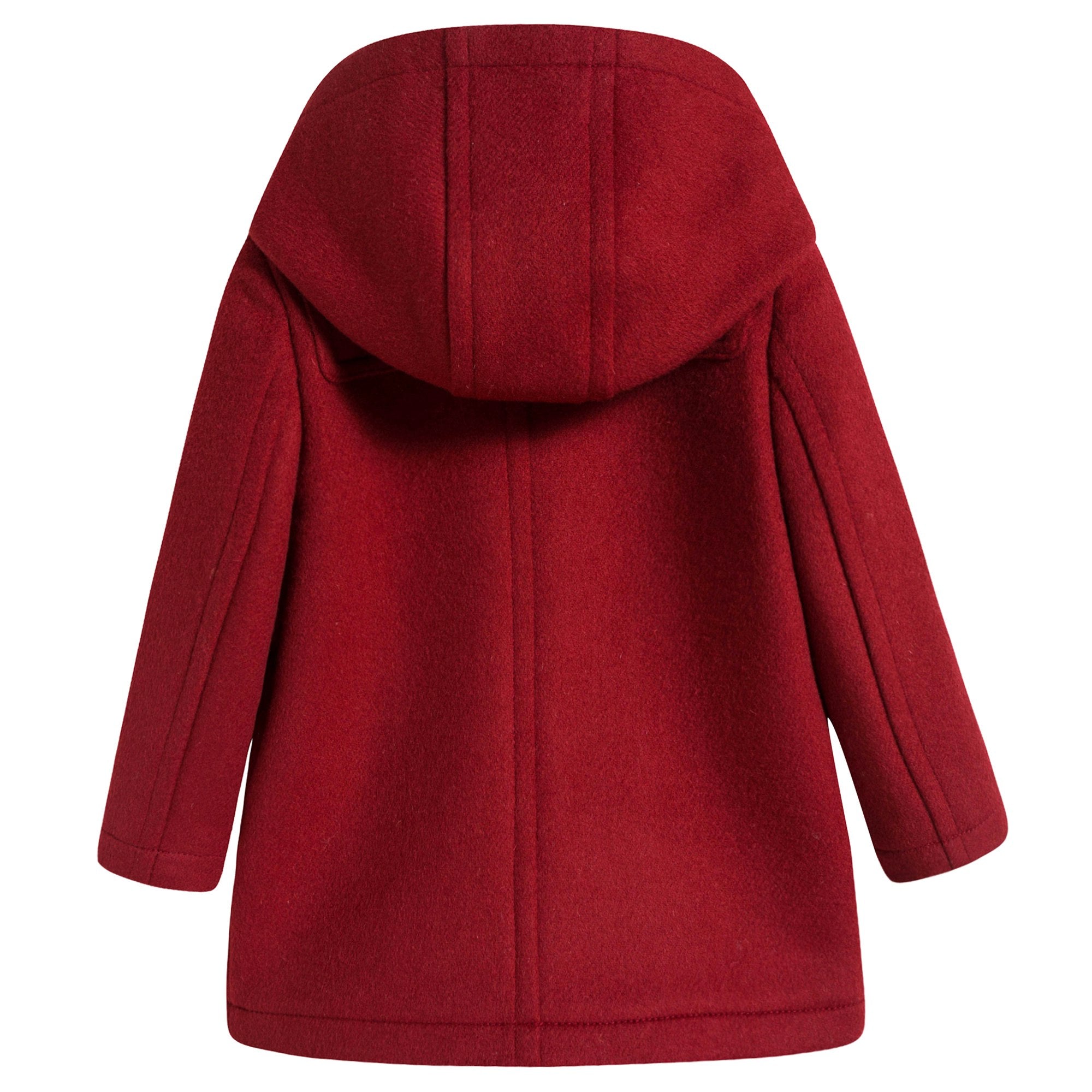Baby Red Wool Duffle Coat