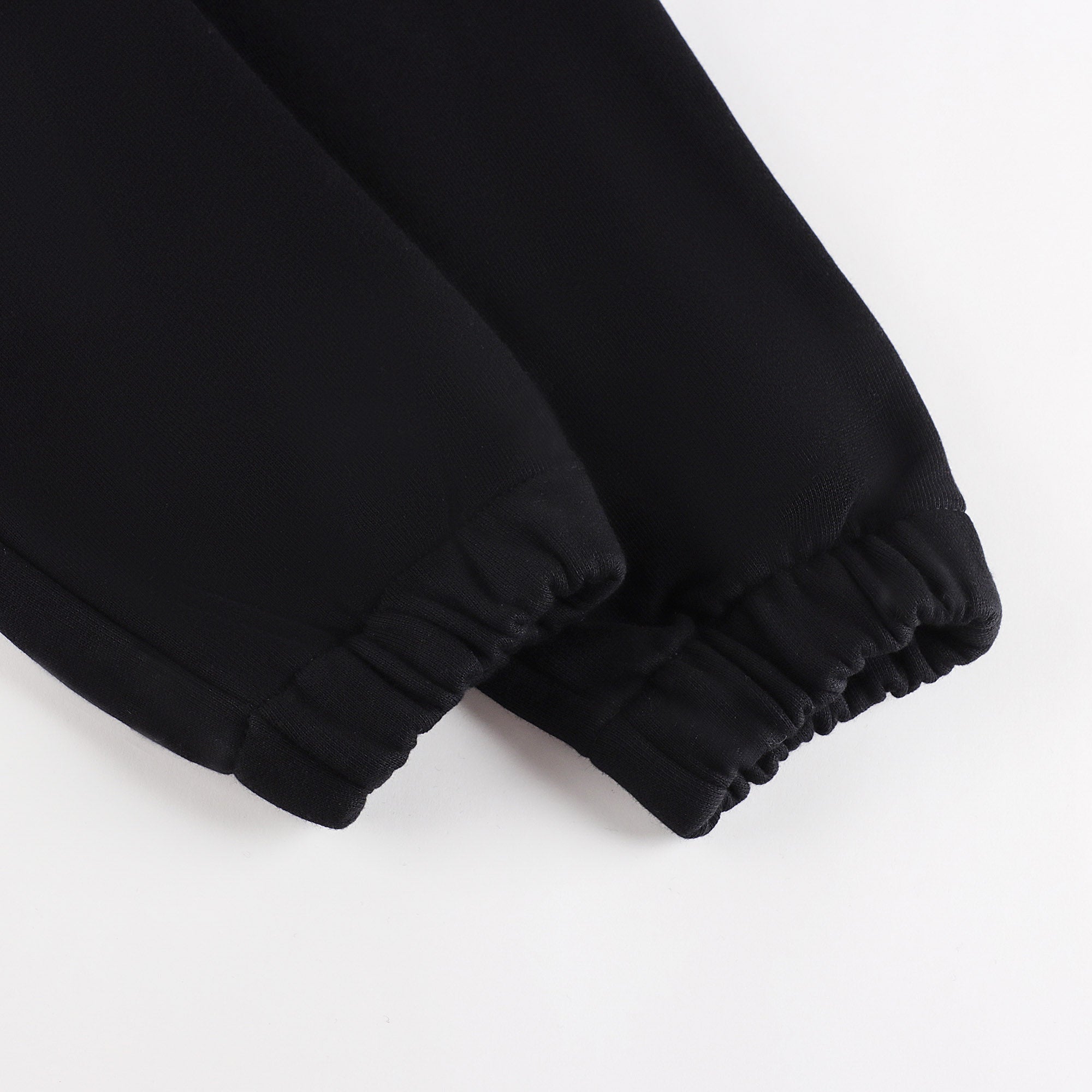 Boys & Girls Black Logo Cotton Trousers