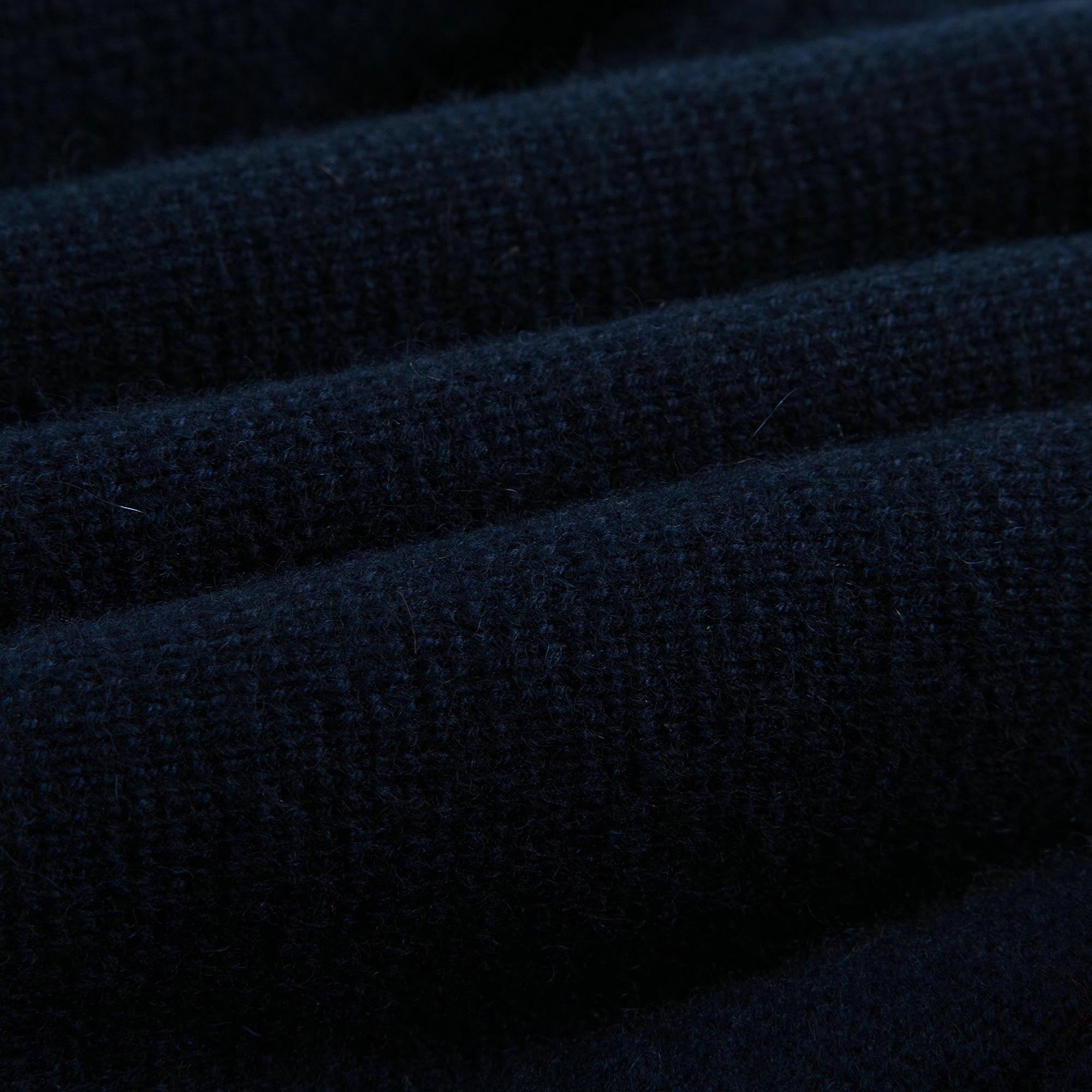 Girls Navy Blue Knitted Wool Cardigan - CÉMAROSE | Children's Fashion Store - 7