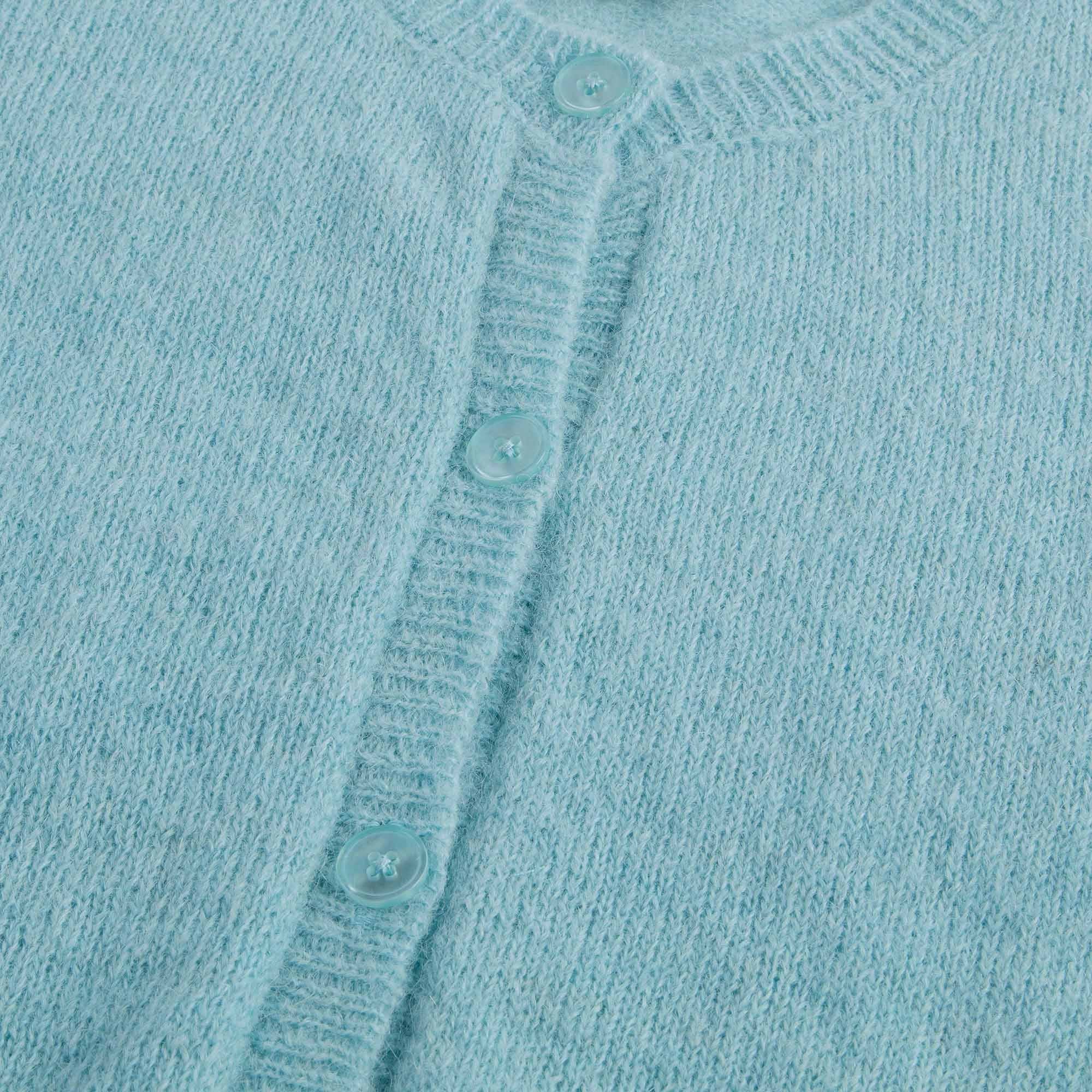 Boys&Girls Ice Blue Knitted Cardigan - CÉMAROSE | Children's Fashion Store - 5