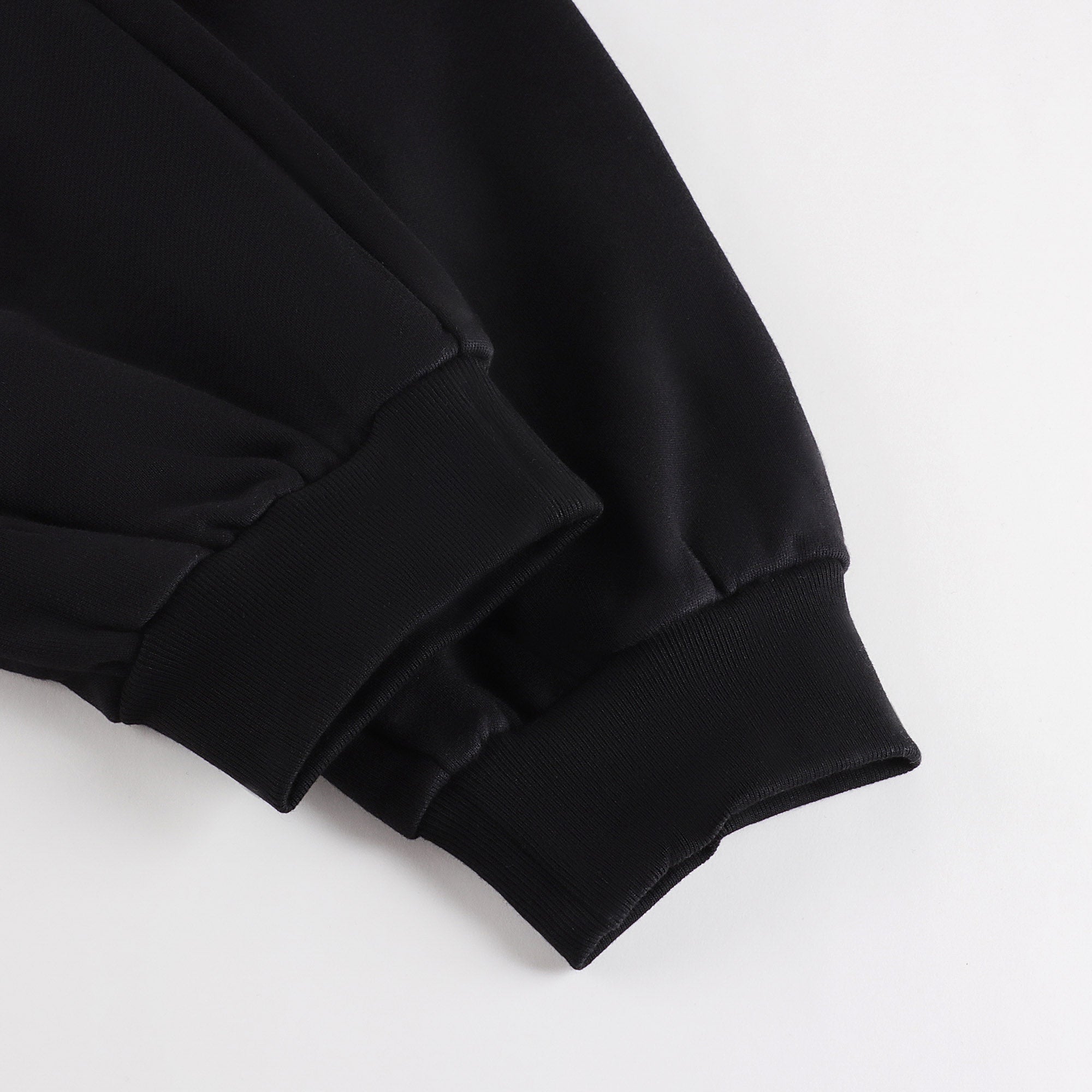 Boys & Girls Black Cotton Trousers