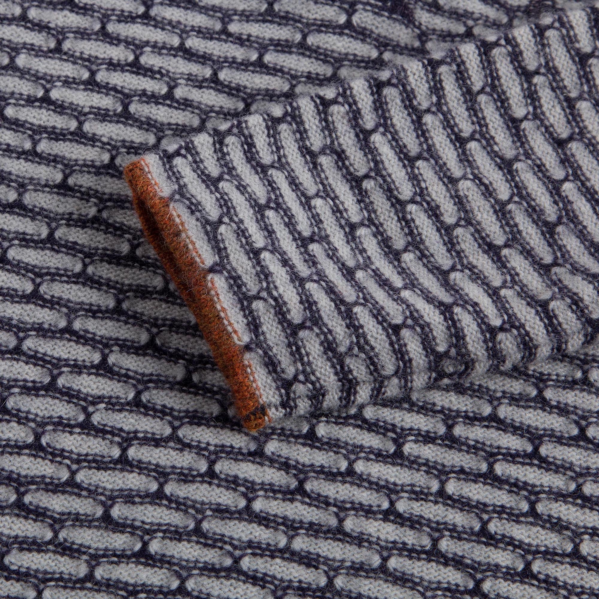 Boys Blue Check Wool Polo Shirt - CÉMAROSE | Children's Fashion Store - 5