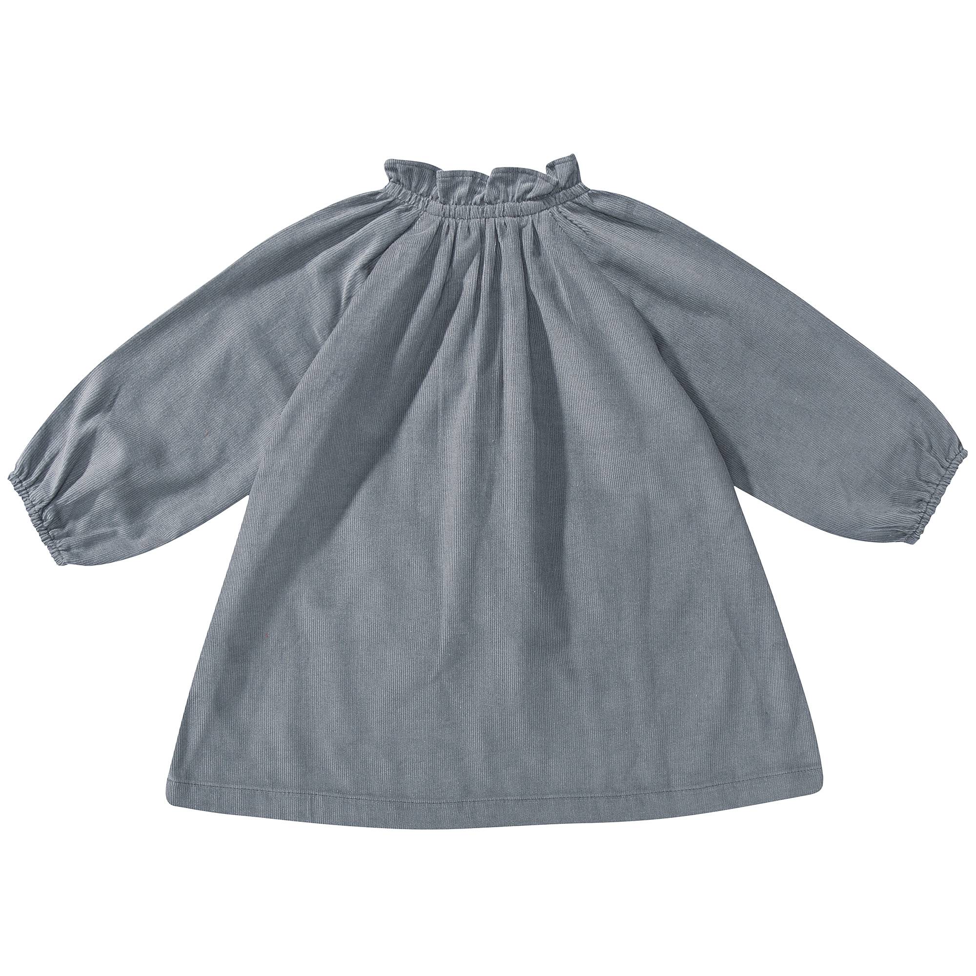 Baby Girls Grey Cotton Dress
