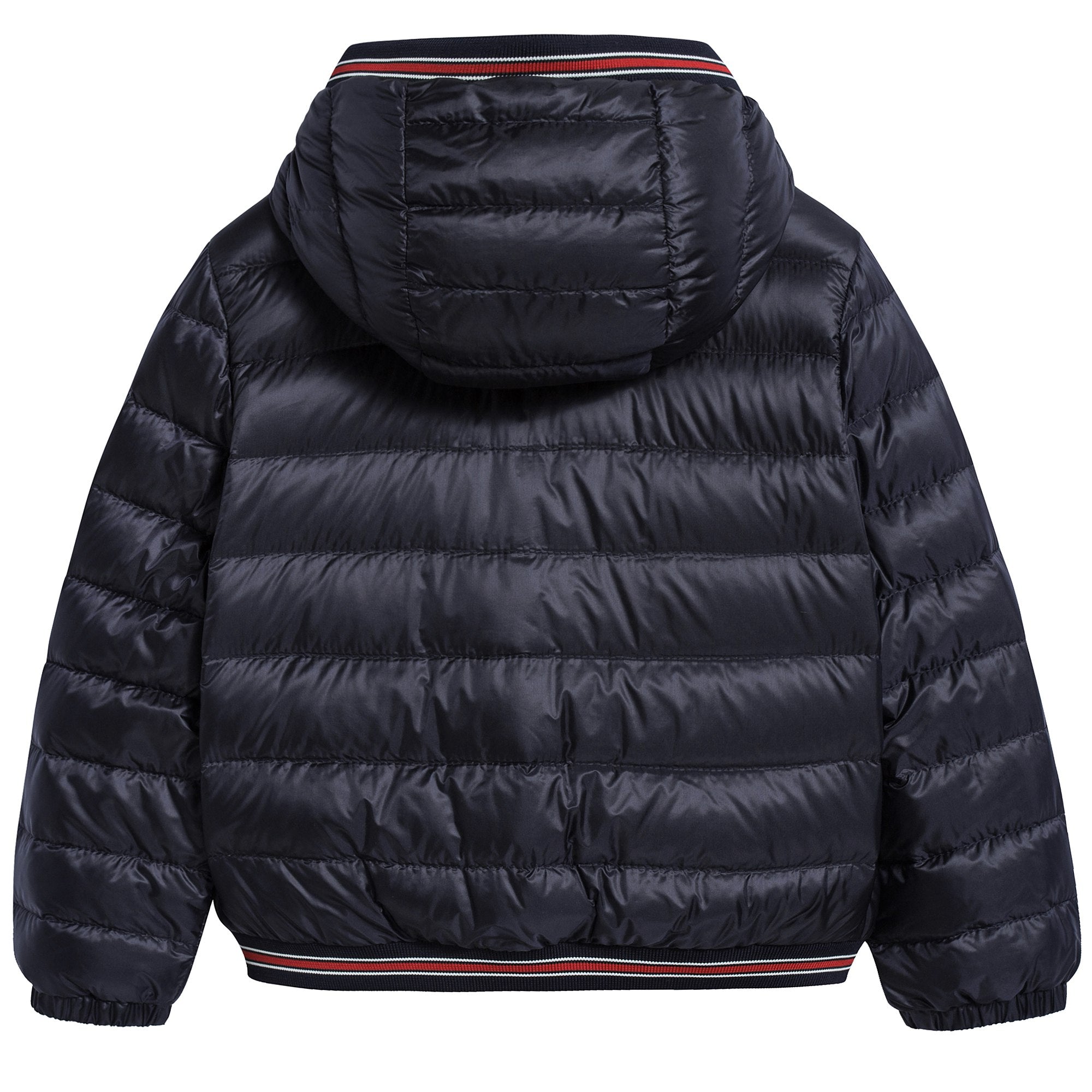 Boys Navy Blue Logo Coat