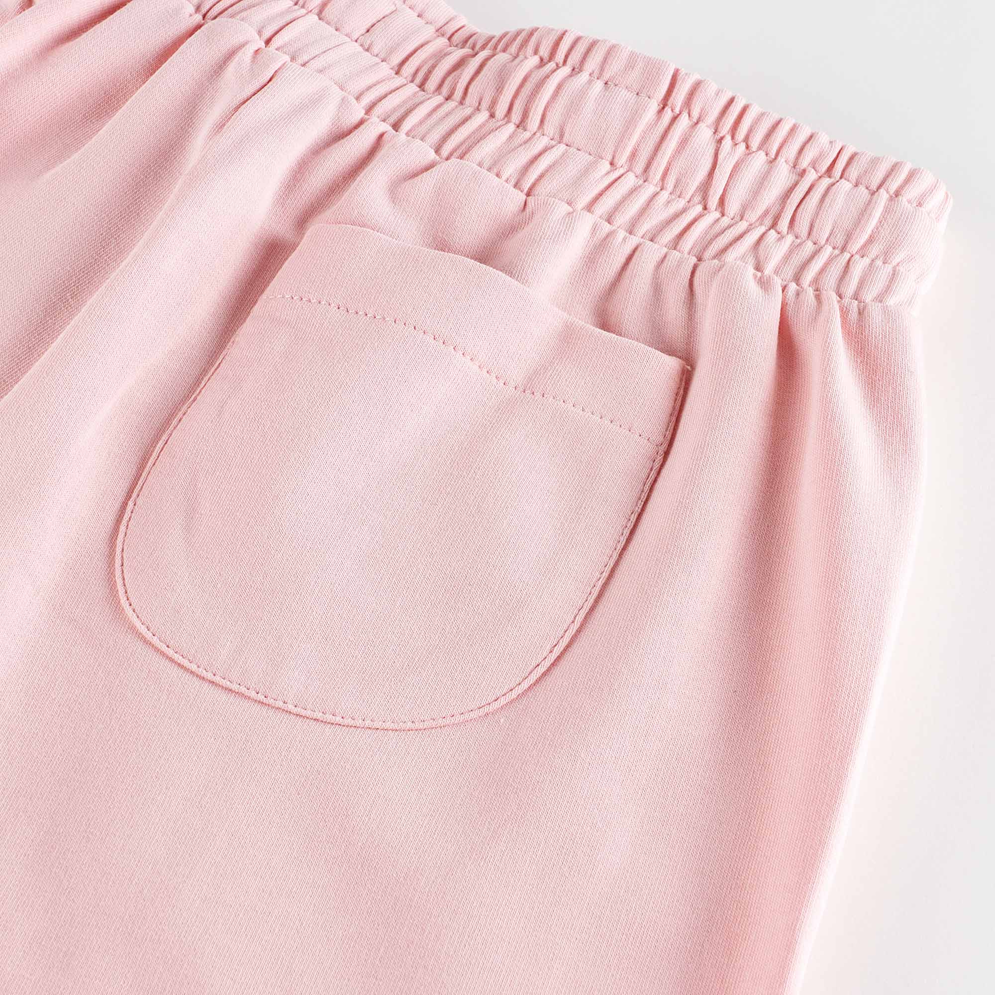 Girls Pink Cotton Trousers