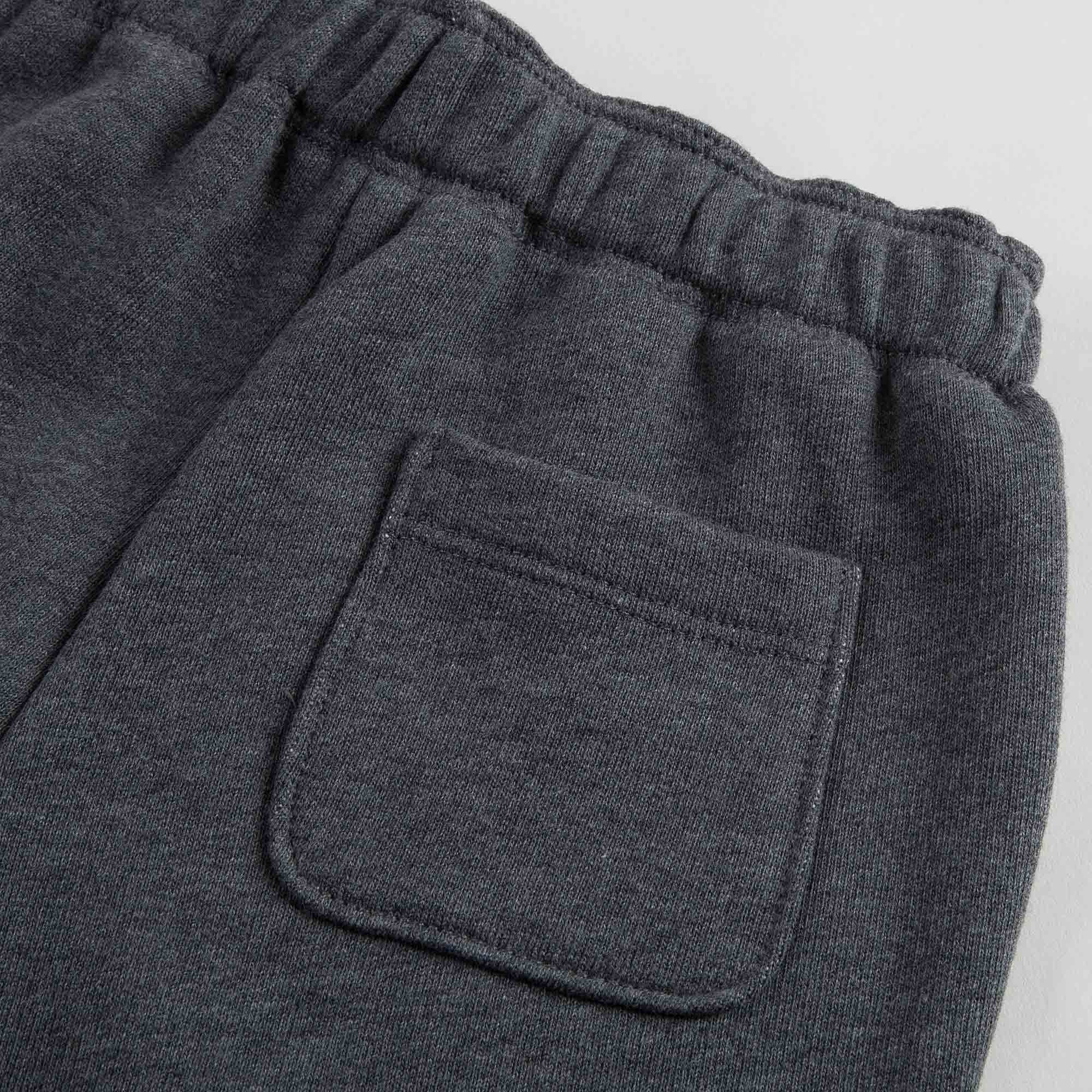 Baby Boys Grey Hooded Ribbed Cuffs Cotton Trouser - CÉMAROSE | Children's Fashion Store - 5