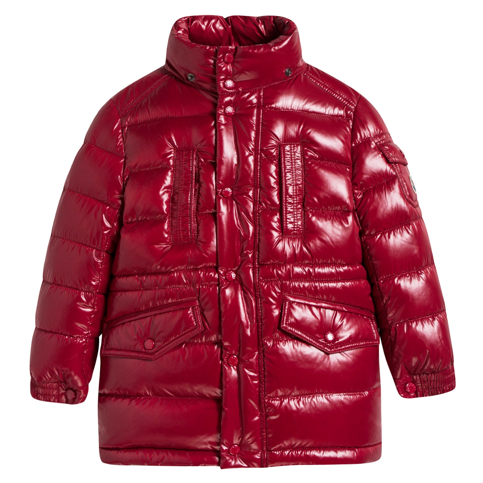 Boys Red 'Riviere' Down Padded Coat