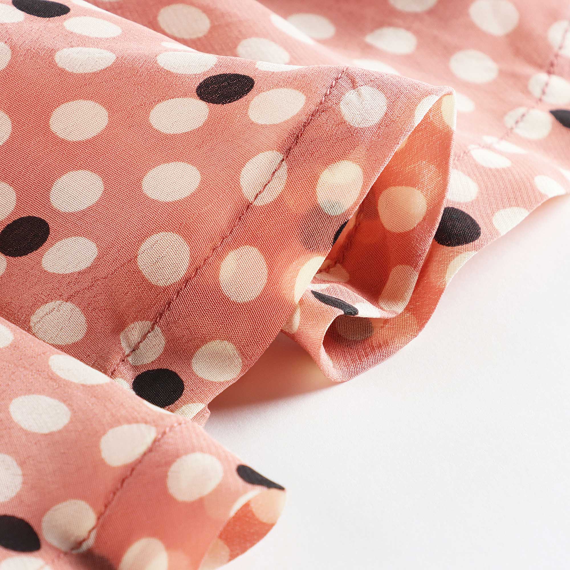 Girls Pink Dots Skirt