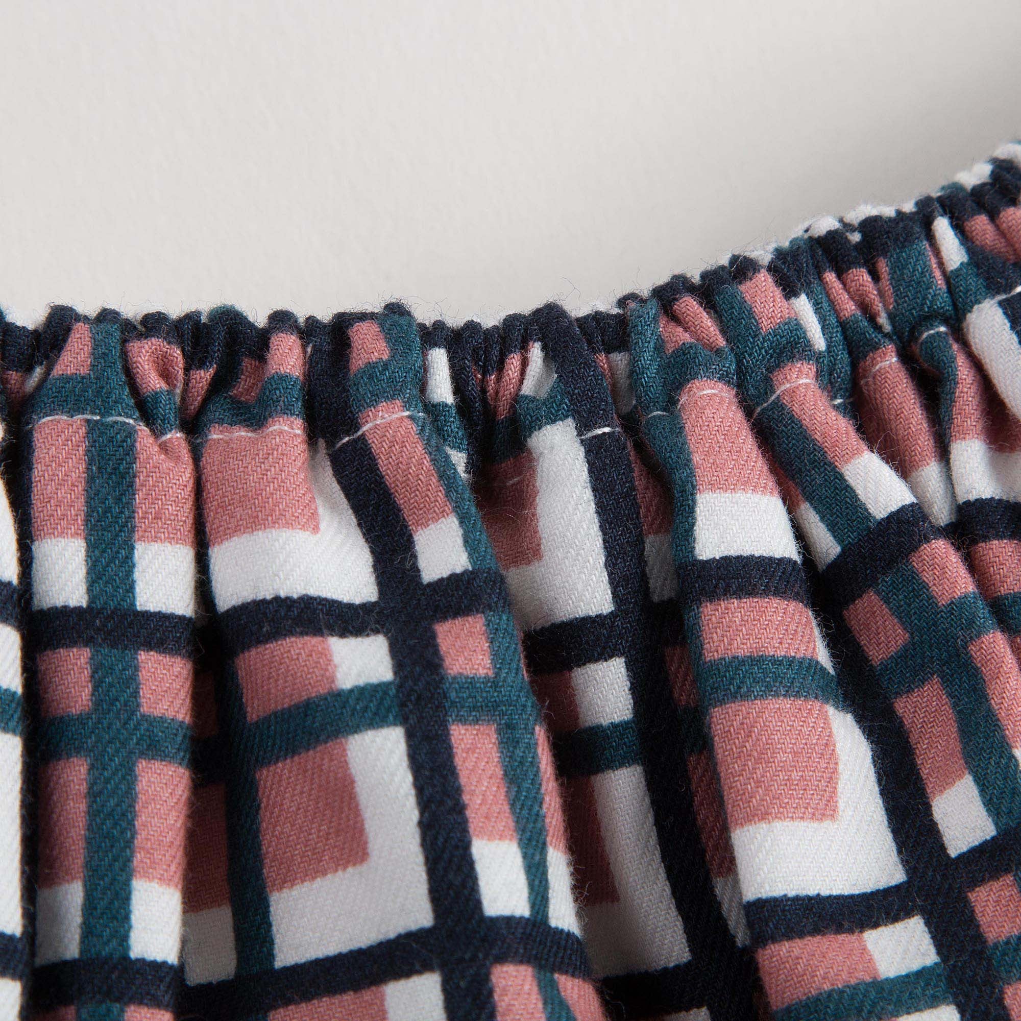 Girls Brown Check Cotton Skirt - CÉMAROSE | Children's Fashion Store - 8
