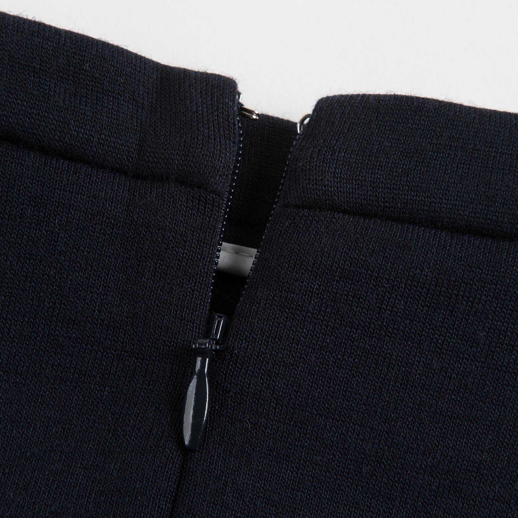Girls Navy Blue Wool Skirt - CÉMAROSE | Children's Fashion Store - 7