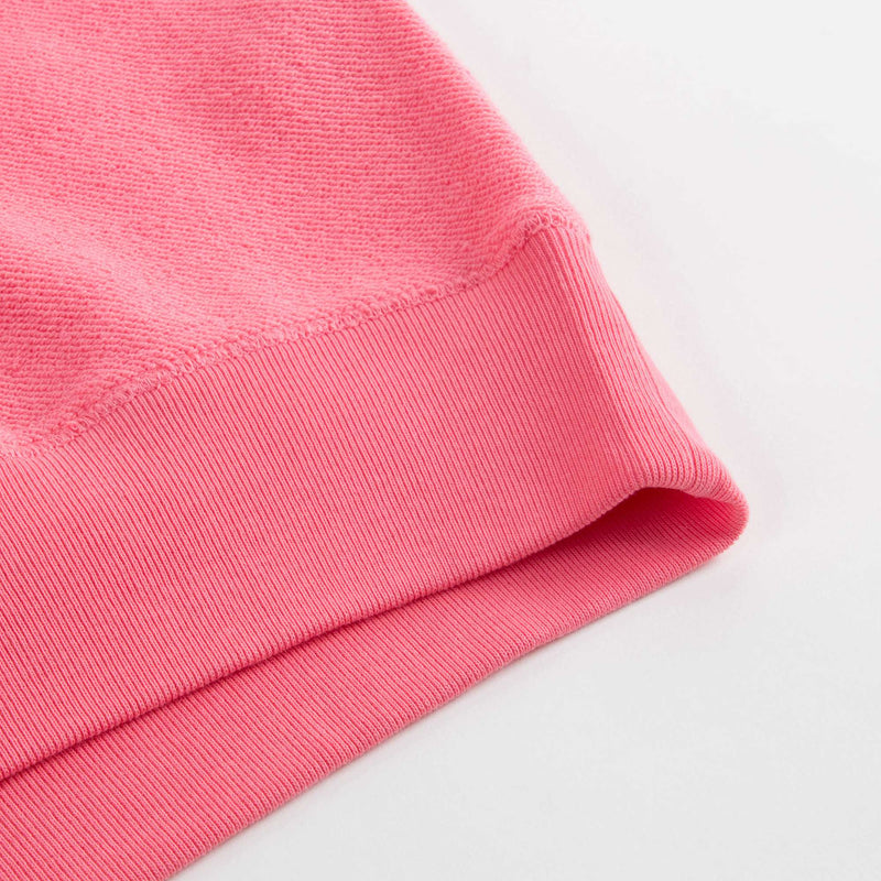 Girls Bright Pink Cotton Sweatshirt