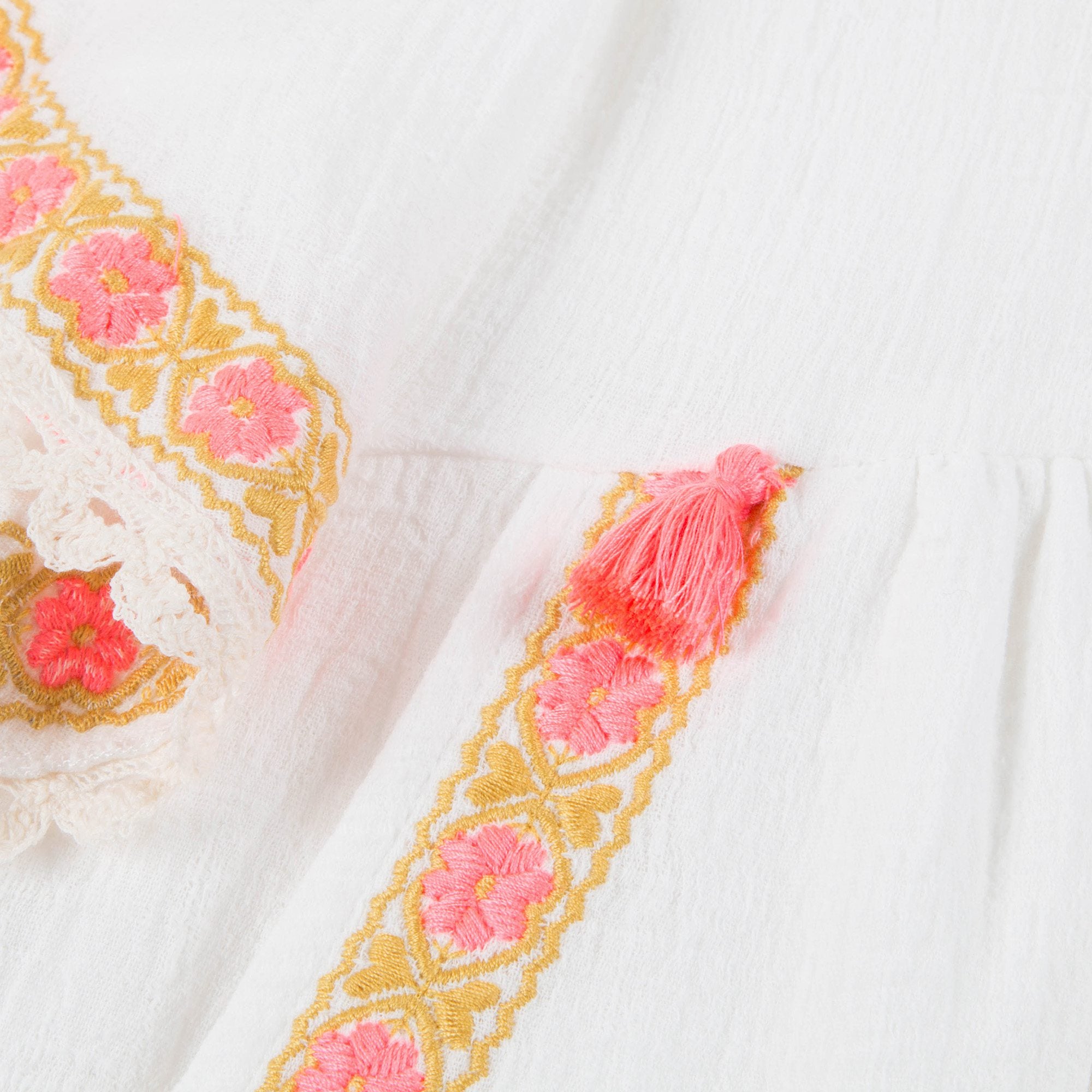 Girls White "Hindaka" Dress
