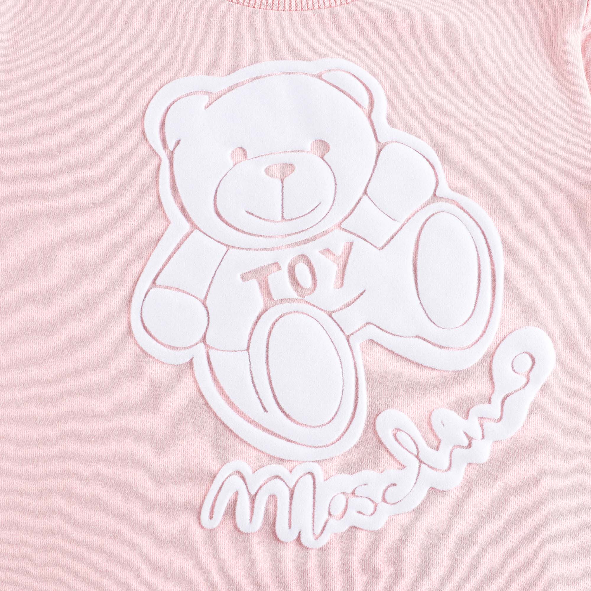 Baby Boys & Girls Pink Bear Cotton T-Shirt