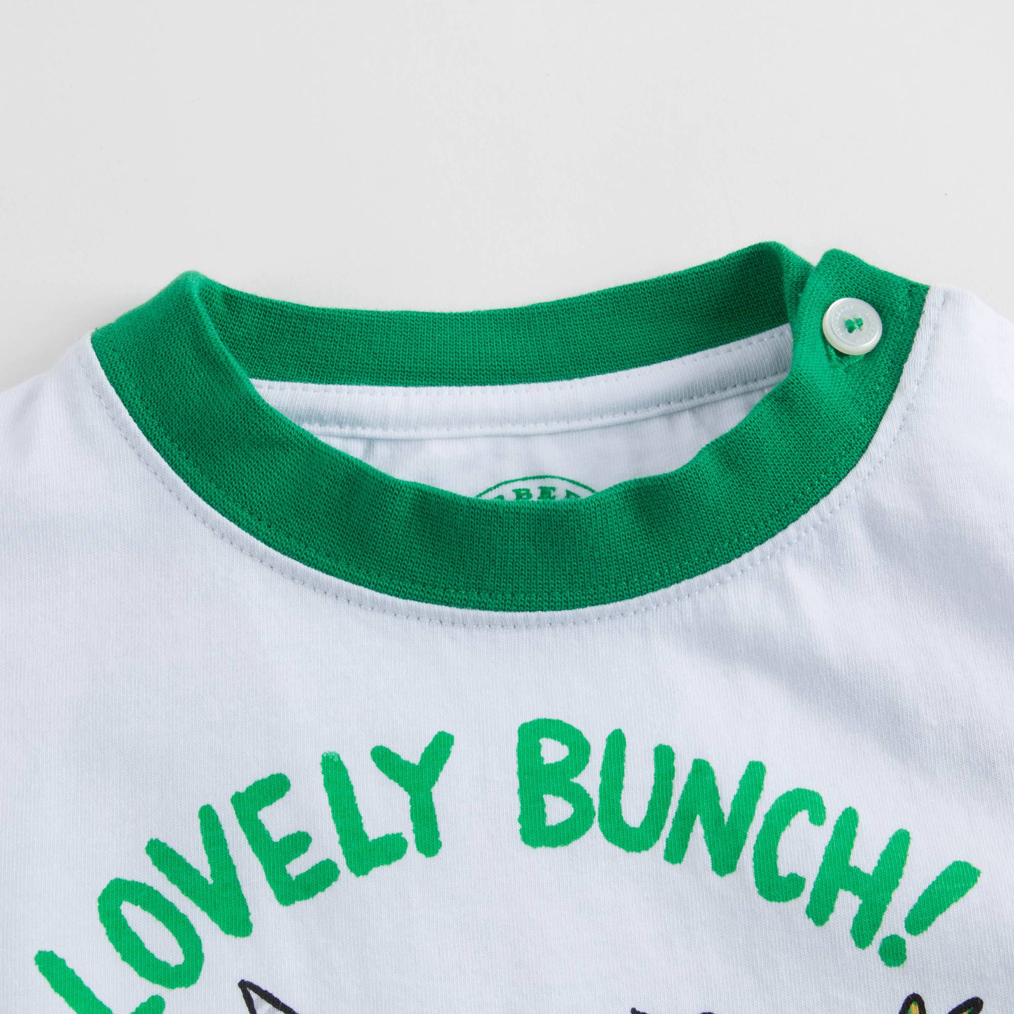 Baby Girls White Cotton T-shirt