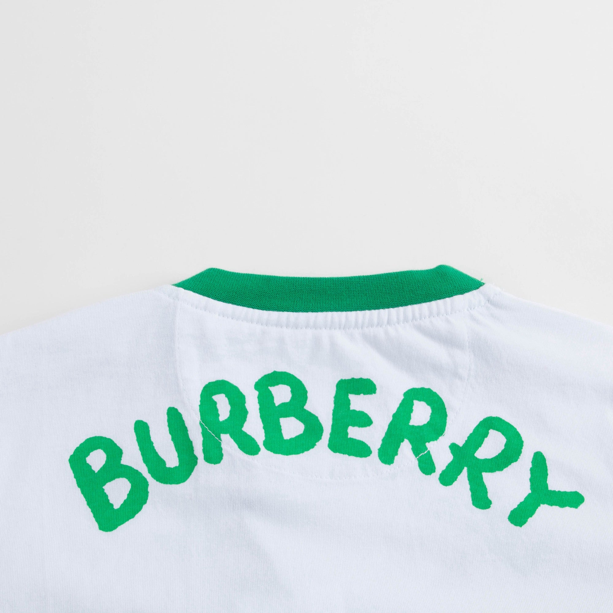 Baby Girls White Cotton T-shirt