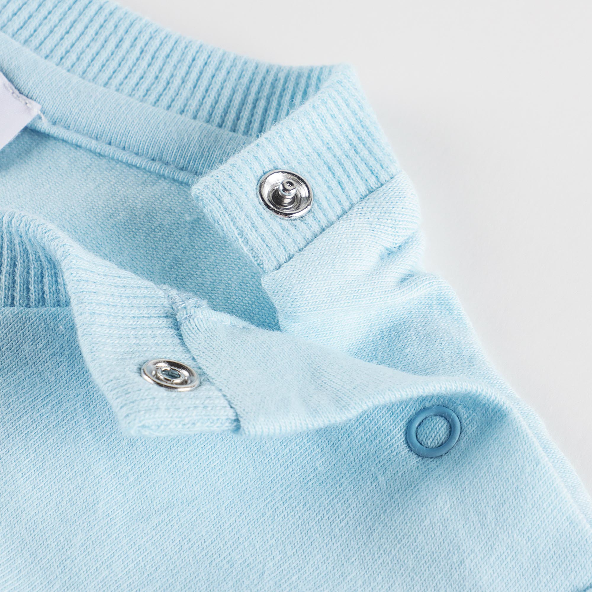 Baby Boys & Girls Light Blue Bear Cotton T-Shirt