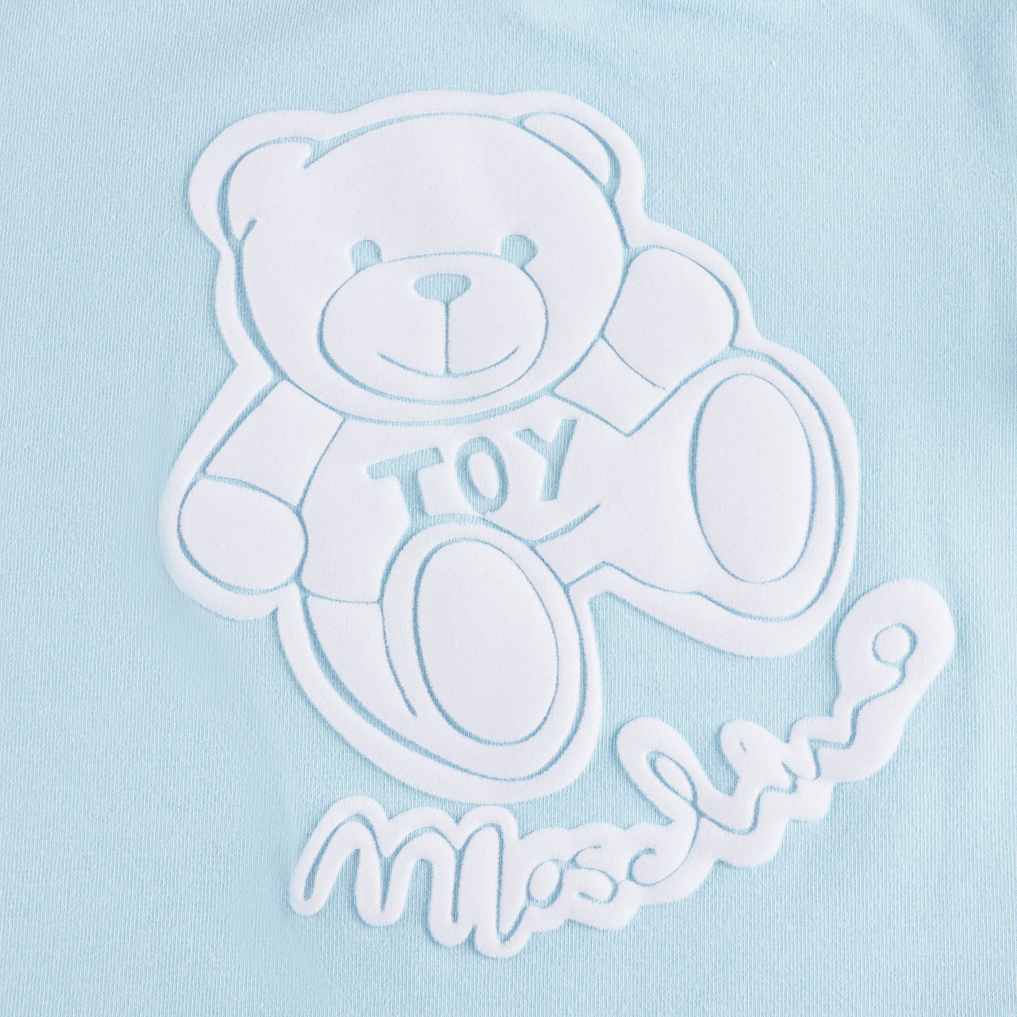 Baby Boys & Girls Light Blue Bear Cotton T-Shirt