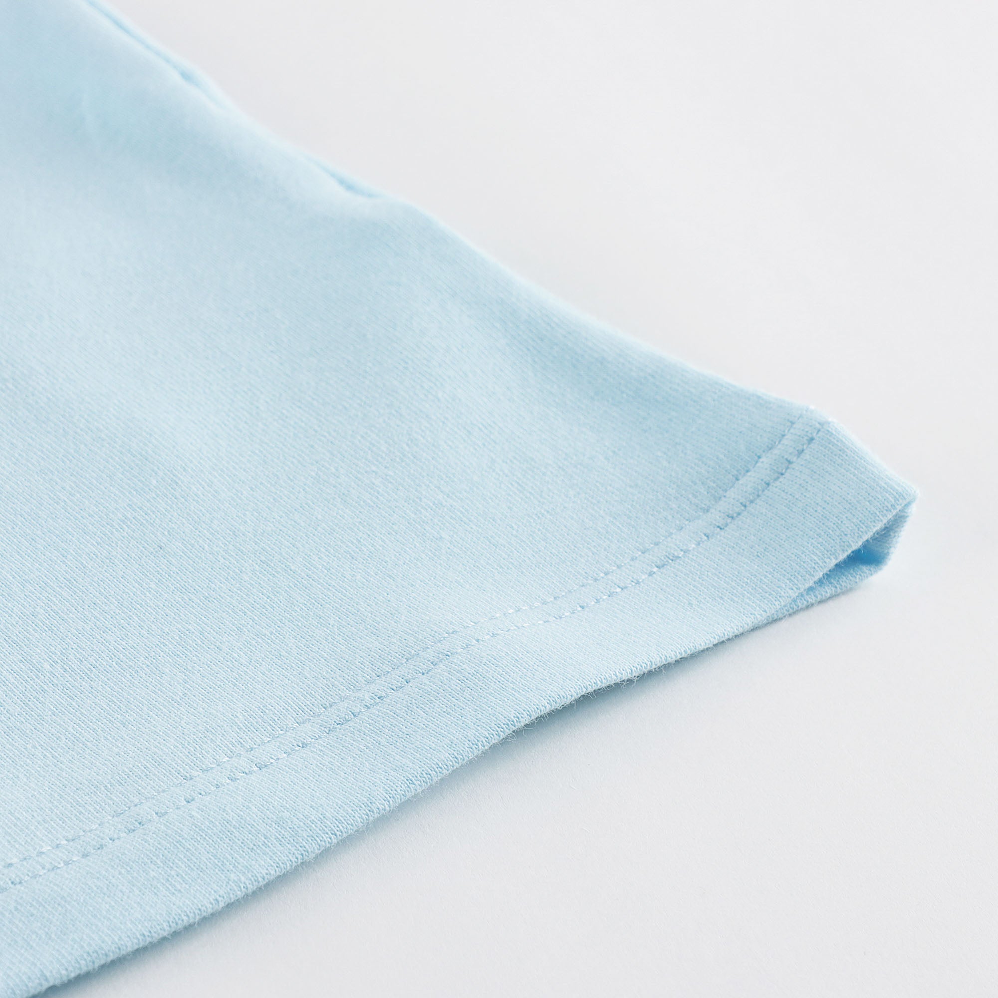 Baby Boys & Girls Light Blue Bear Cotton T-Shirt