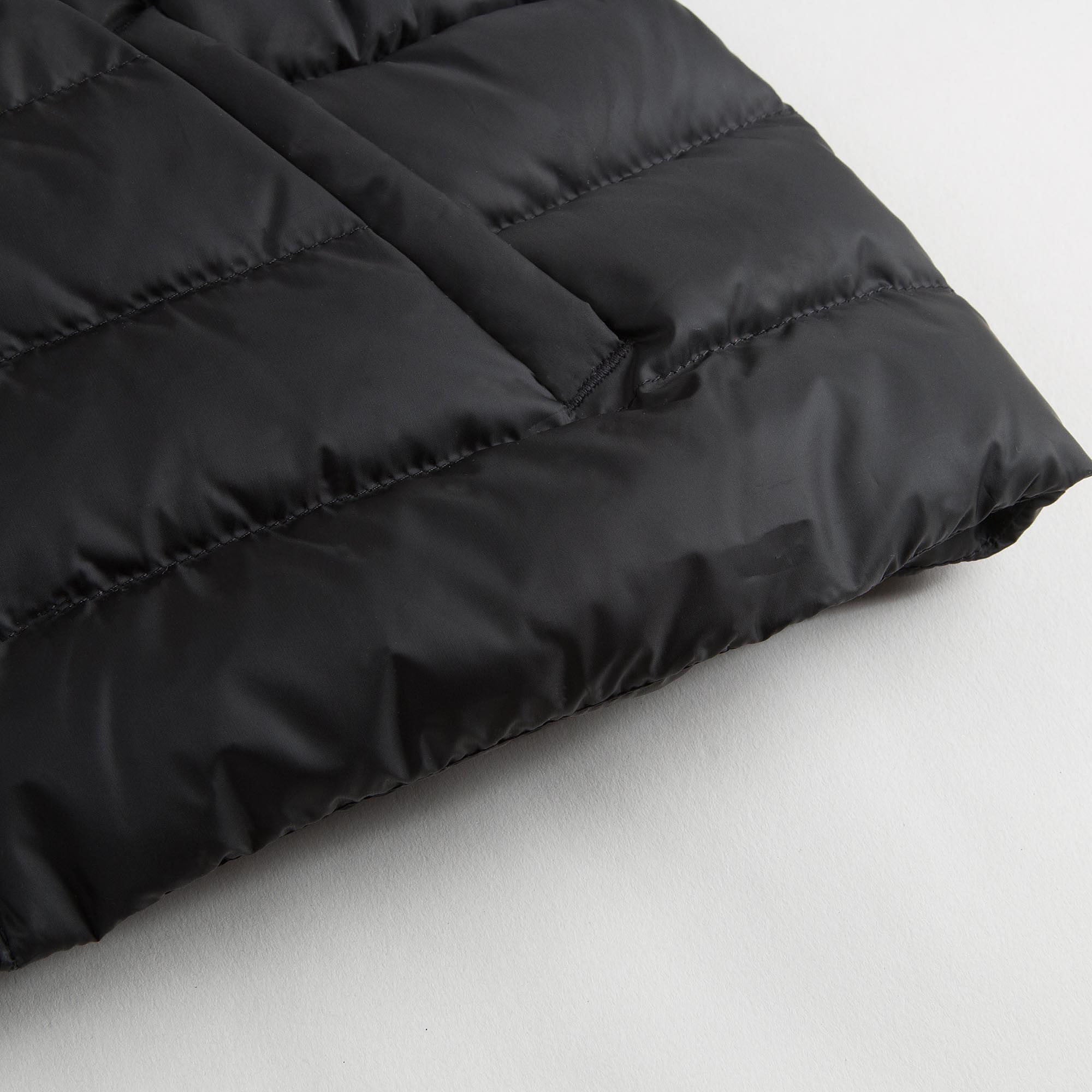 Baby Girls Black Down Padded Hooded Jacket - CÉMAROSE | Children's Fashion Store - 7