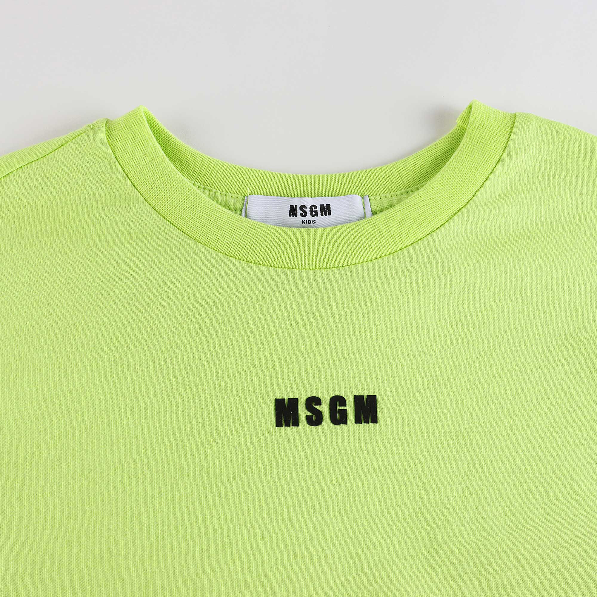 Boys & Girls Green Cotton T-Shirt
