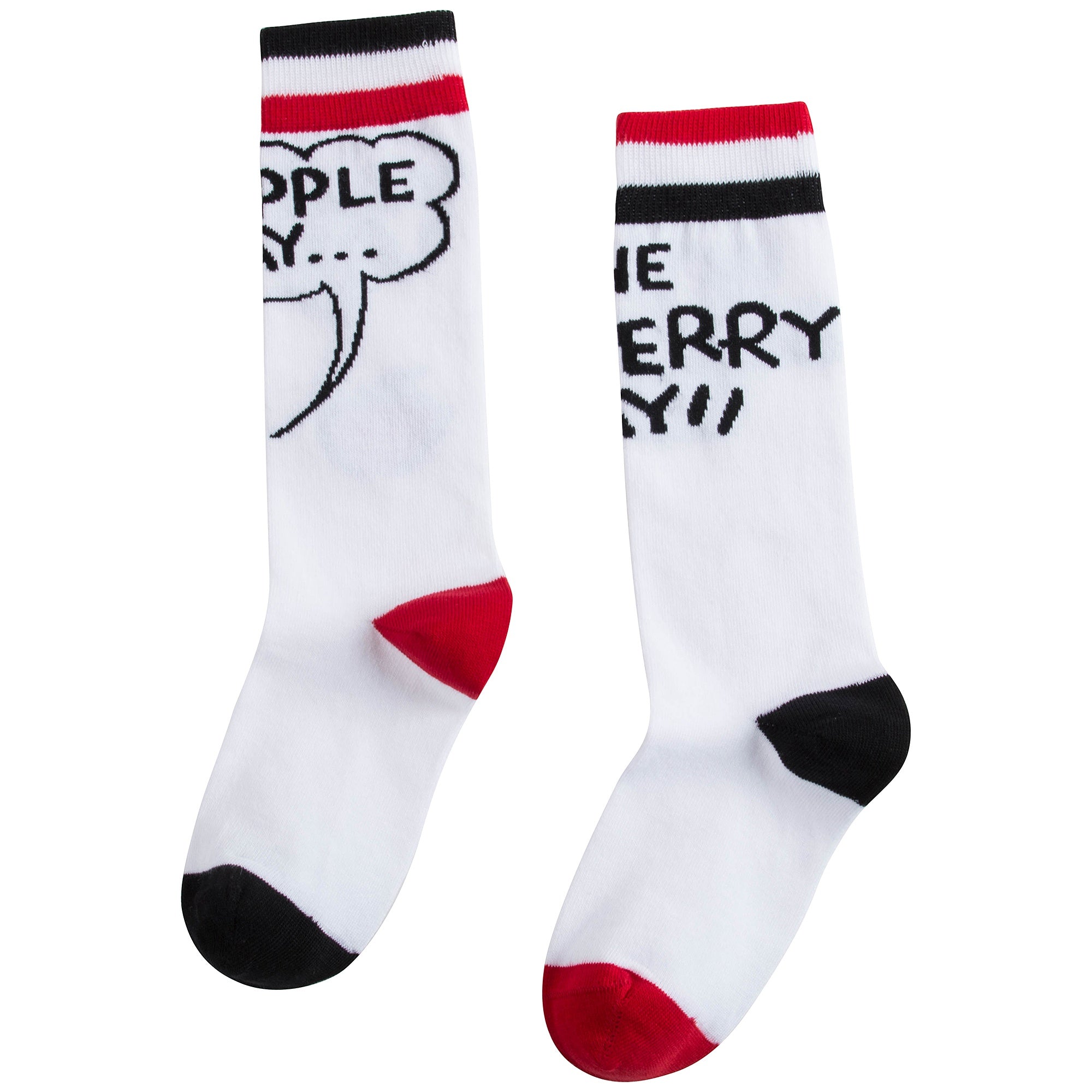 Boys & Girls White Cotton Socks