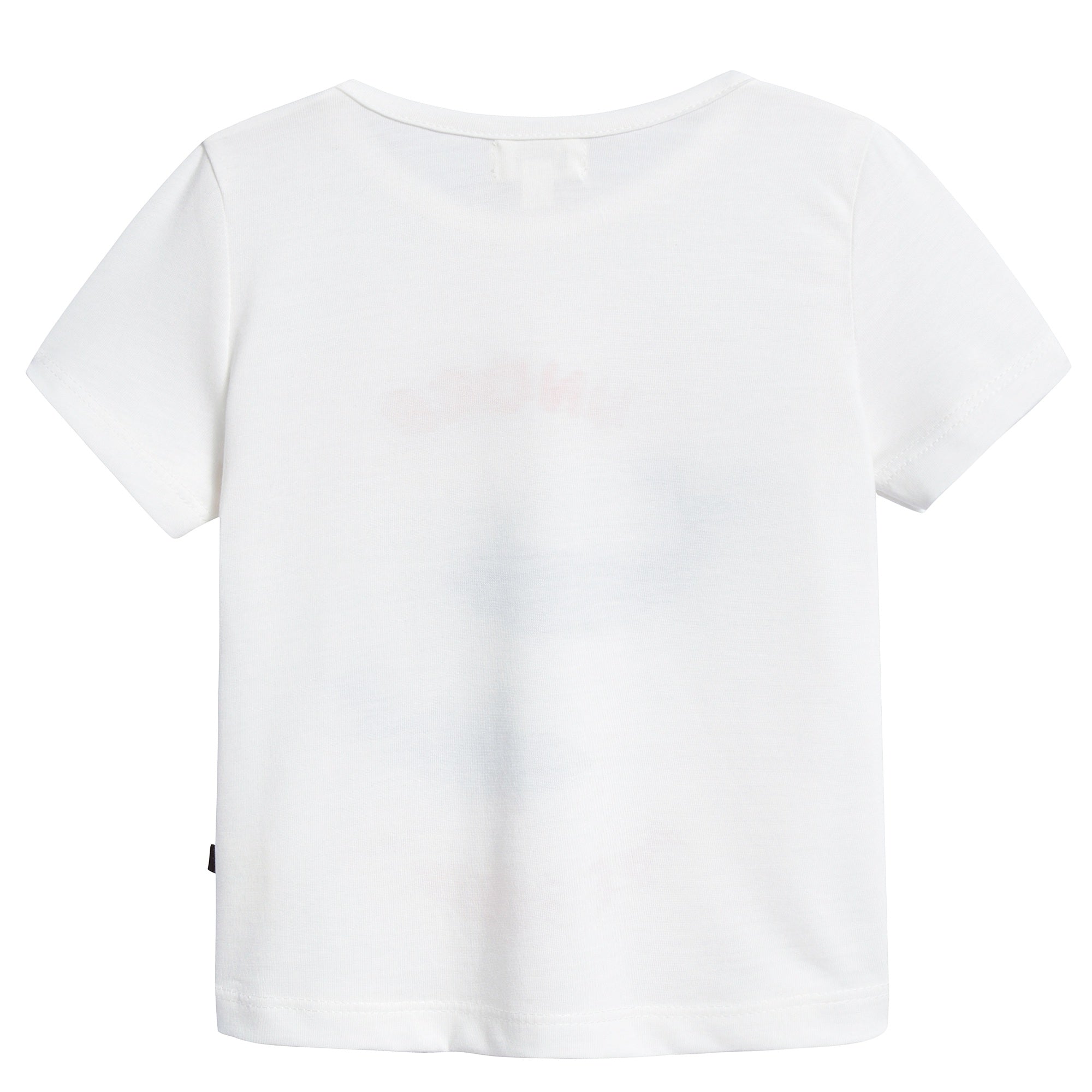Boys White & Large Whales Organic Pima Cotton T-shirt